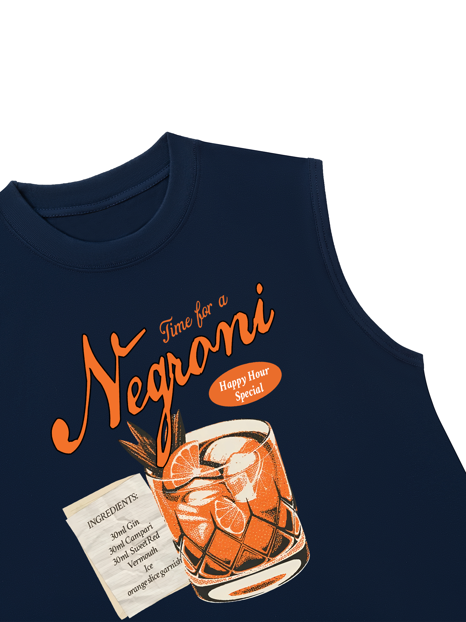 Áo Ba Lỗ Relaxed Fit Time For A Negroni