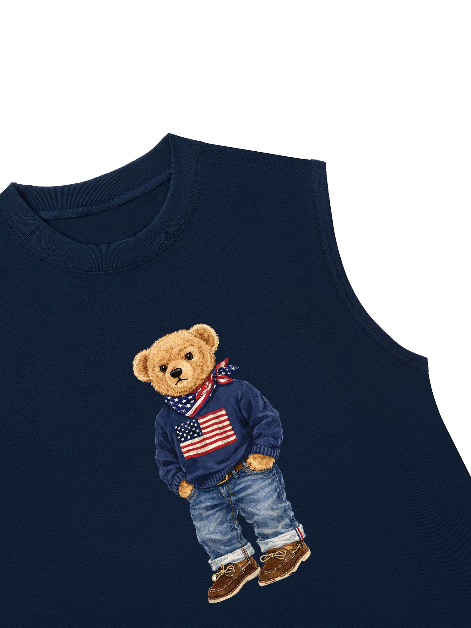 Áo Ba Lỗ Relaxed Fit America Boy