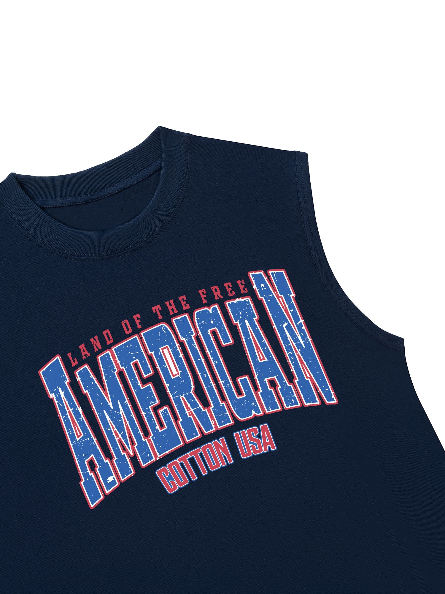 Áo Ba Lỗ Relaxed Fit USA Land Of The Free