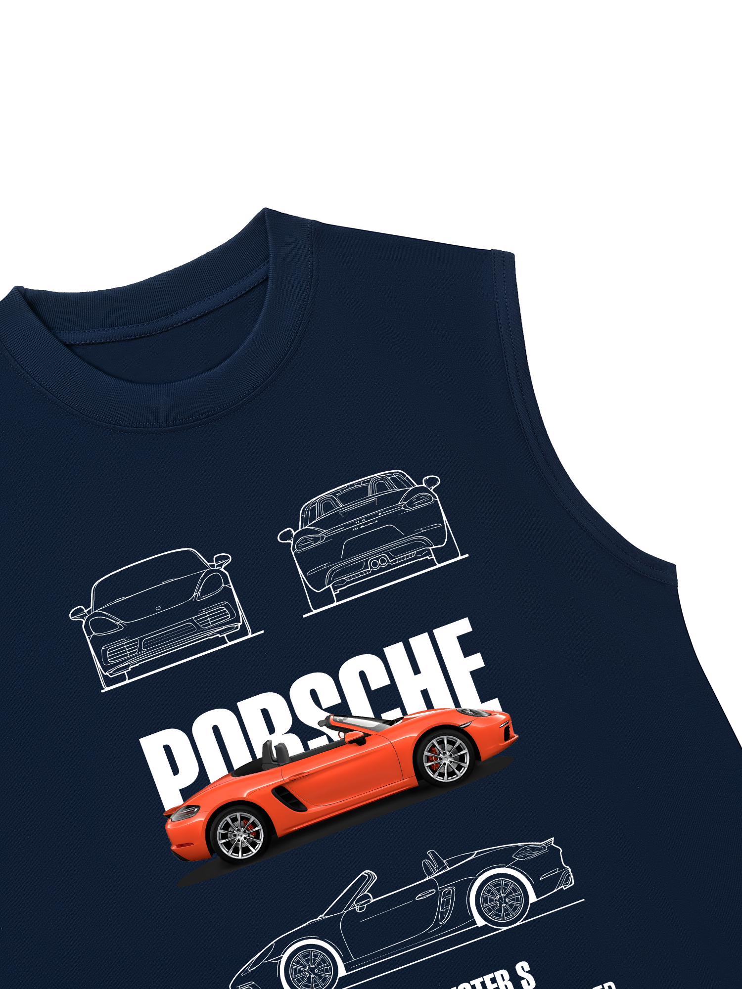 Áo Ba Lỗ Relaxed Fit Porsche 718 BOXSTER S