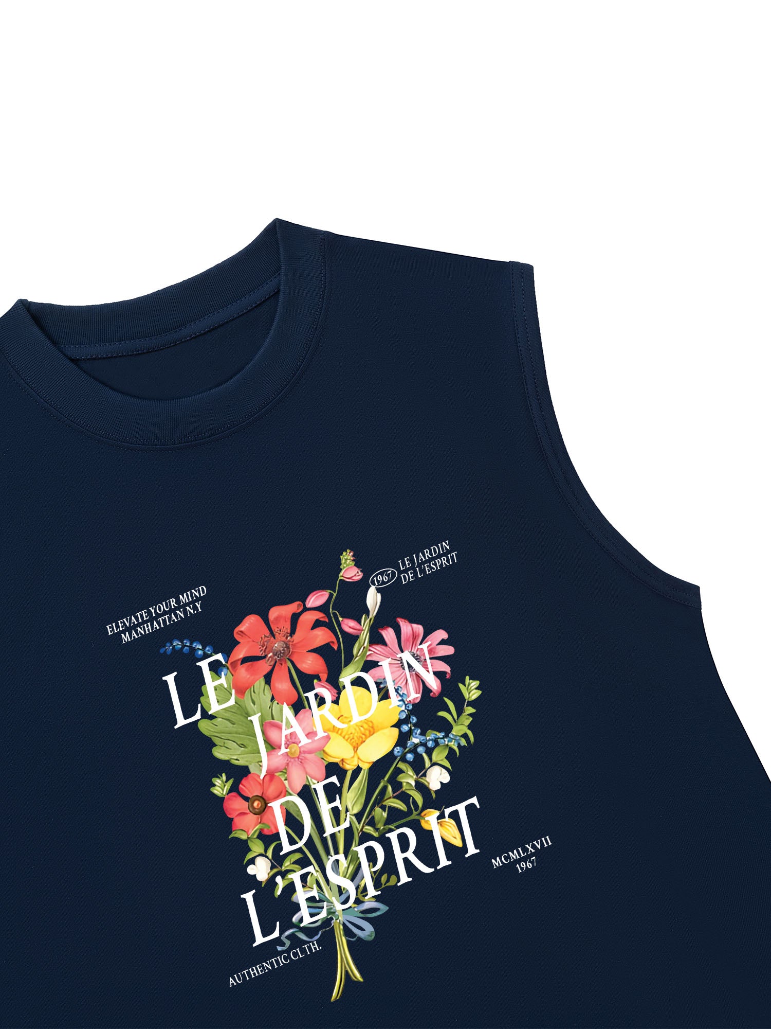 Áo Ba Lỗ Relaxed Fit Floral Authentic