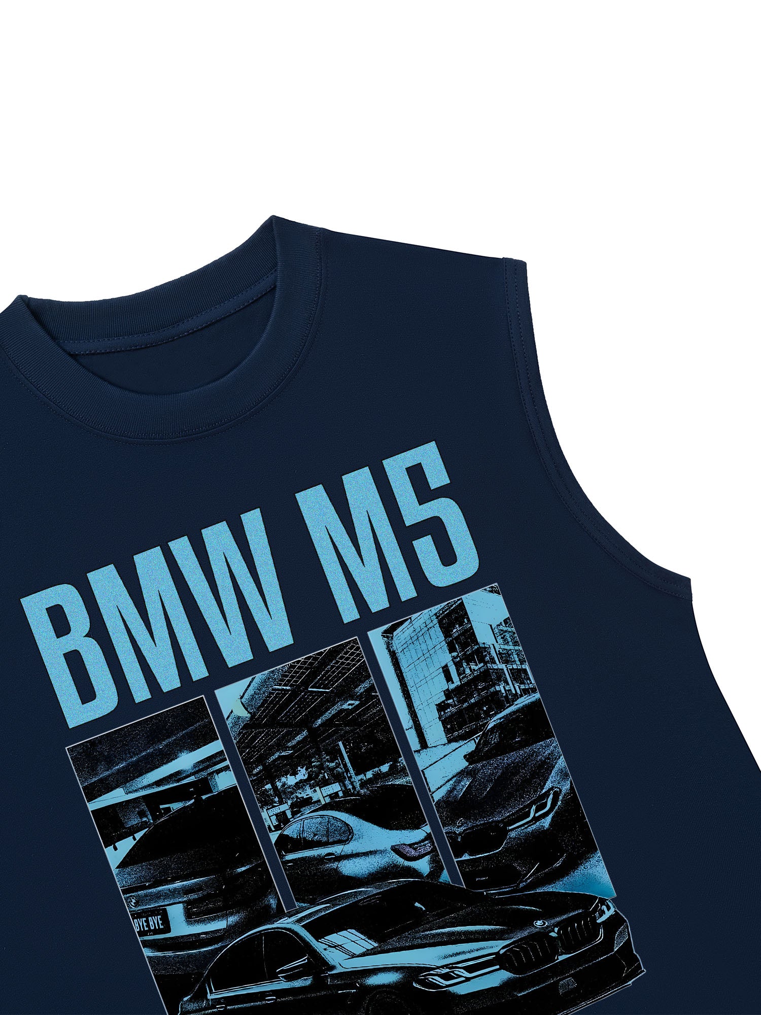 Áo Ba Lỗ Relaxed Fit BMW M5 Dark Blue