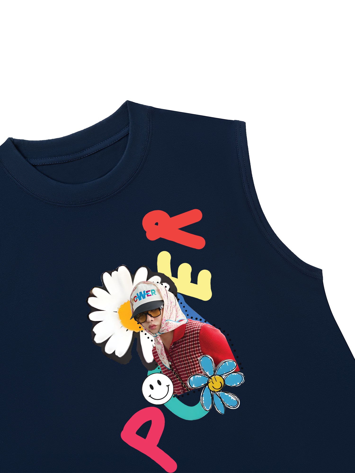 Áo Ba Lỗ Relaxed Fit Floral Power Daisy Flower X GD