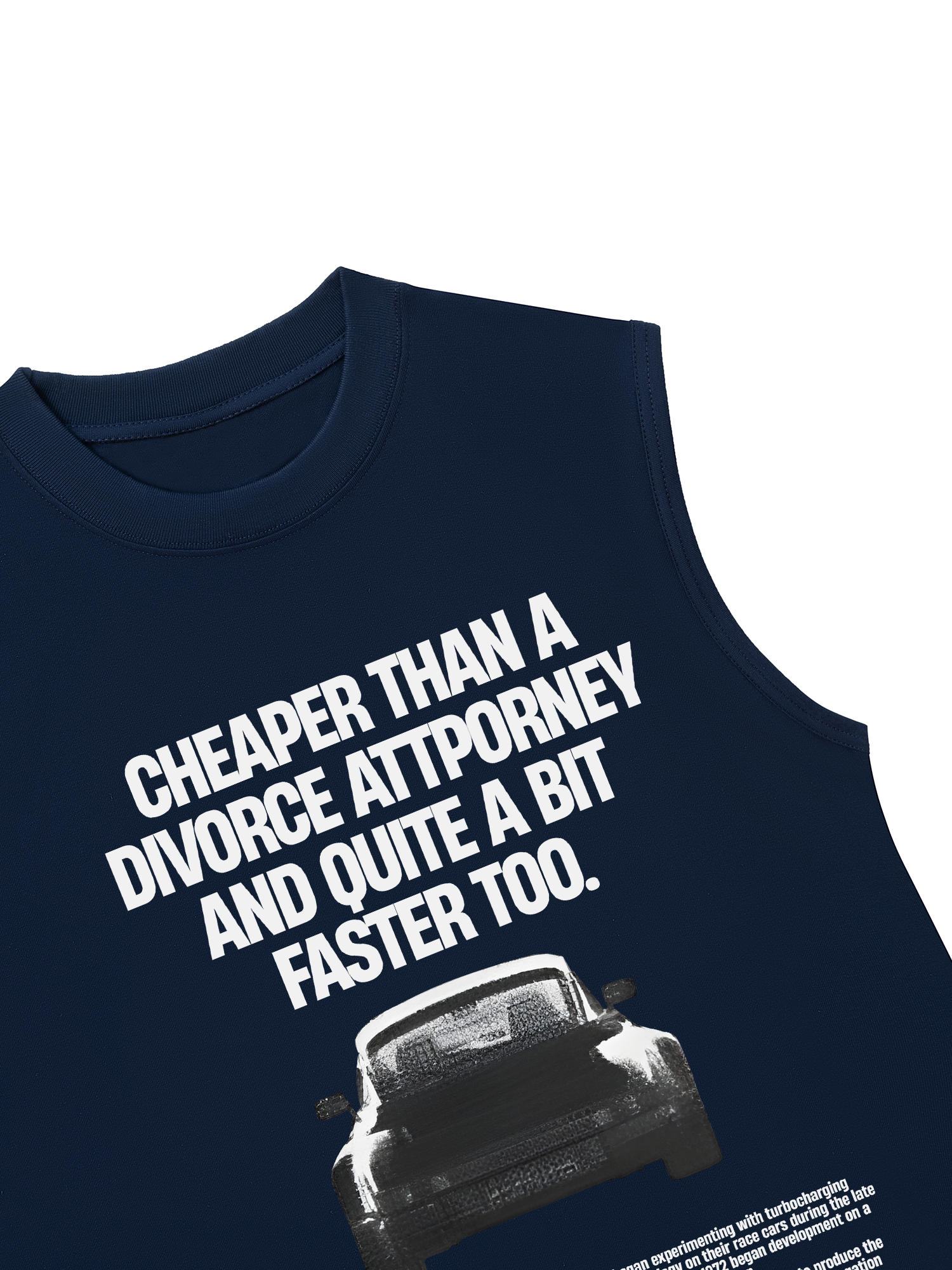 Áo Ba Lỗ Relaxed Fit Porsche Cheaper Than A Divorce