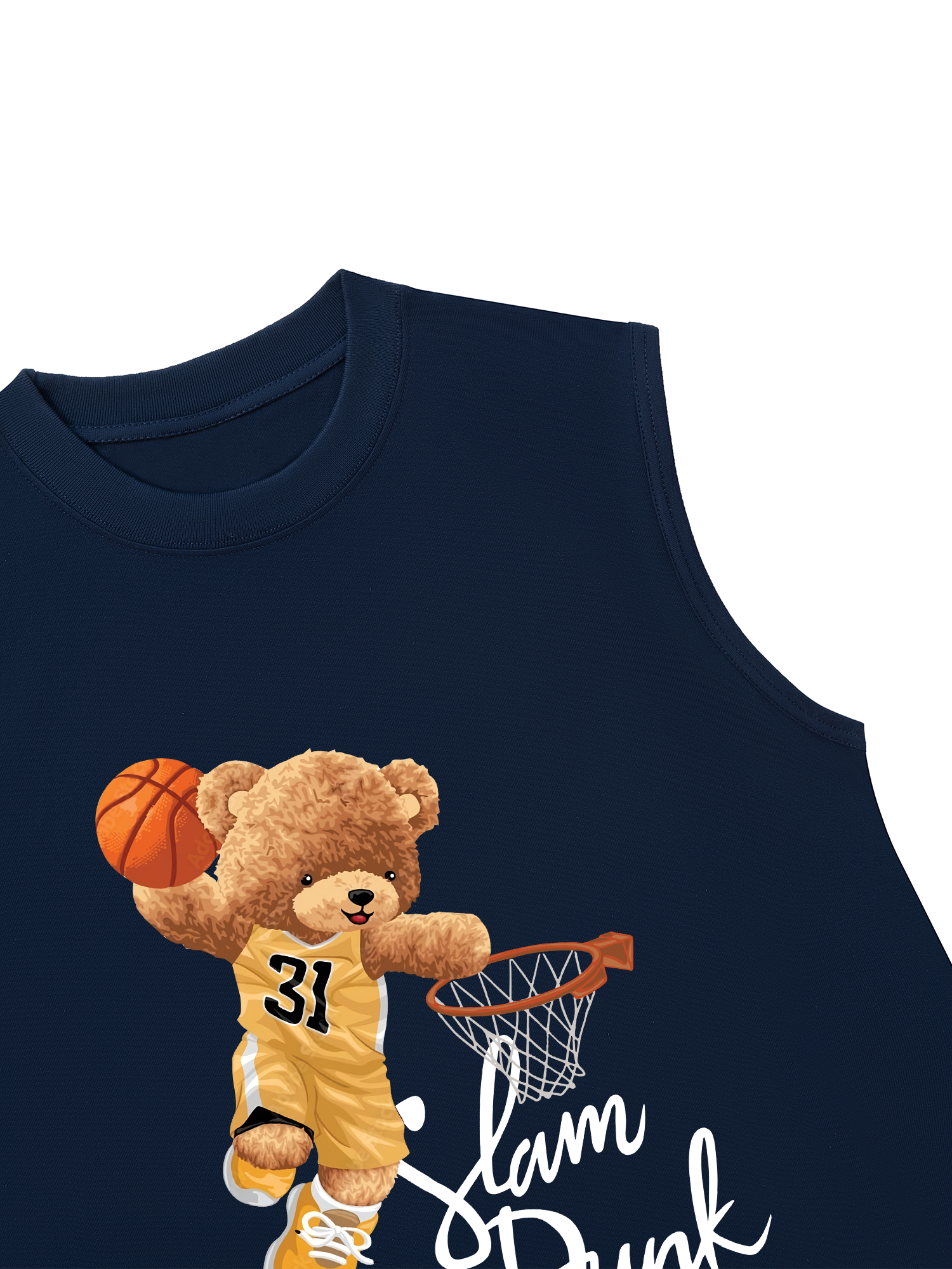 Áo Ba Lỗ Relaxed Fit Basketball Teddy Salm Dunk