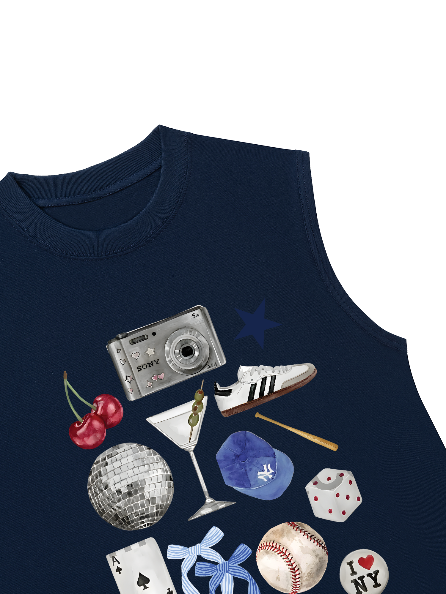Áo Ba Lỗ Relaxed Fit Baseball Cute Things