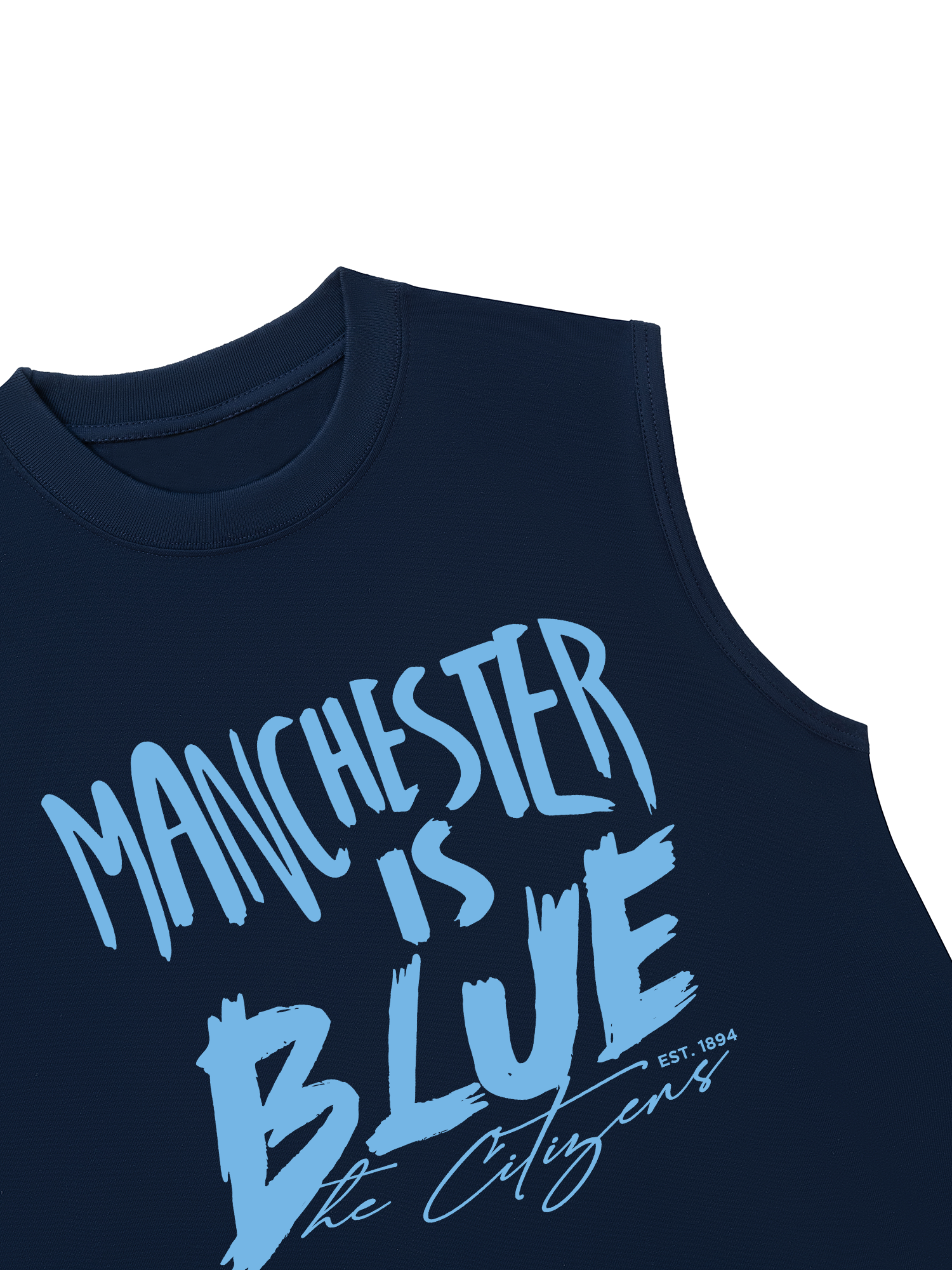 Áo Ba Lỗ Relaxed Fit Manchester is Blue