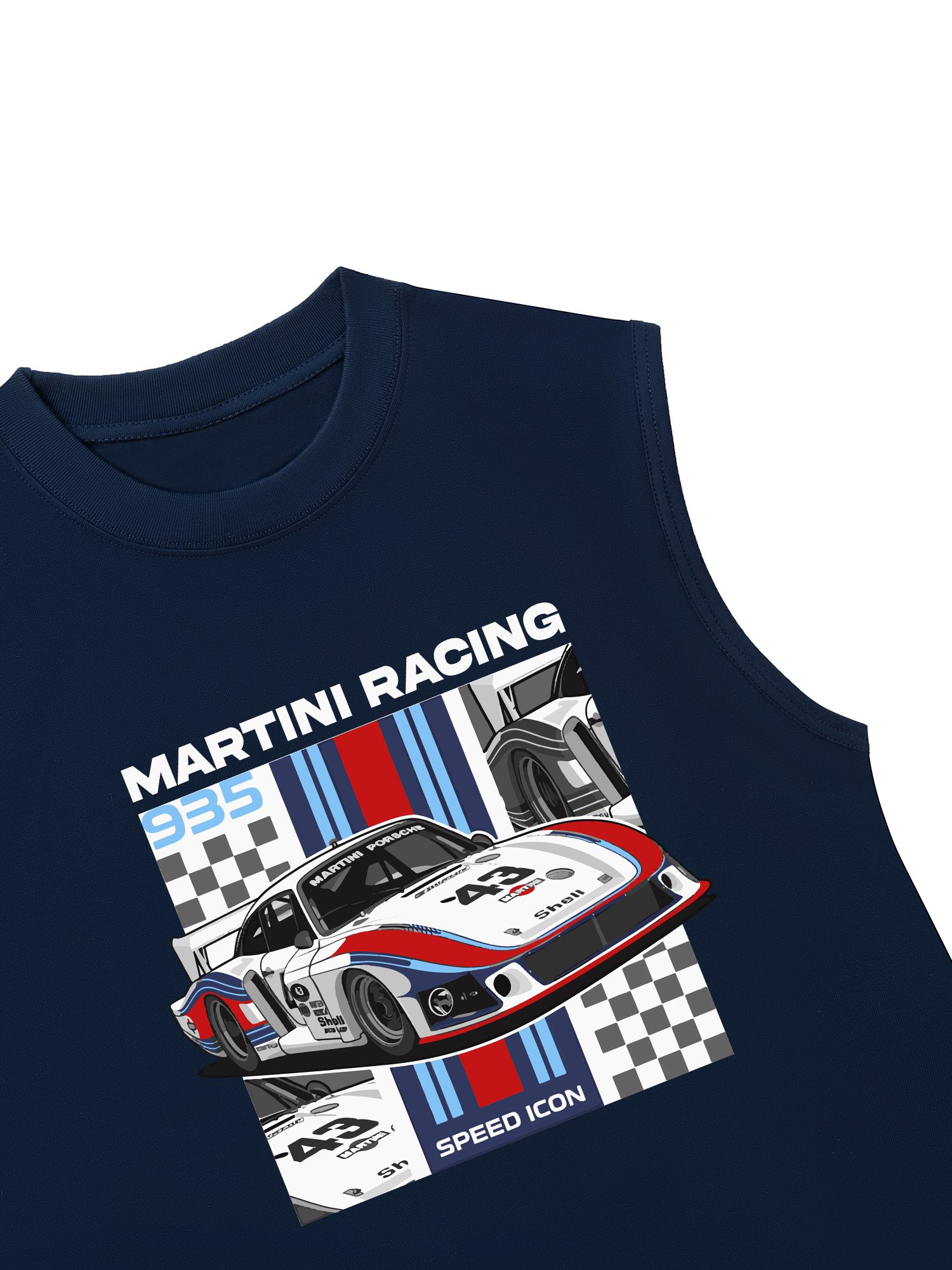 Áo Ba Lỗ Relaxed Fit Porsche 935 Martini Racing