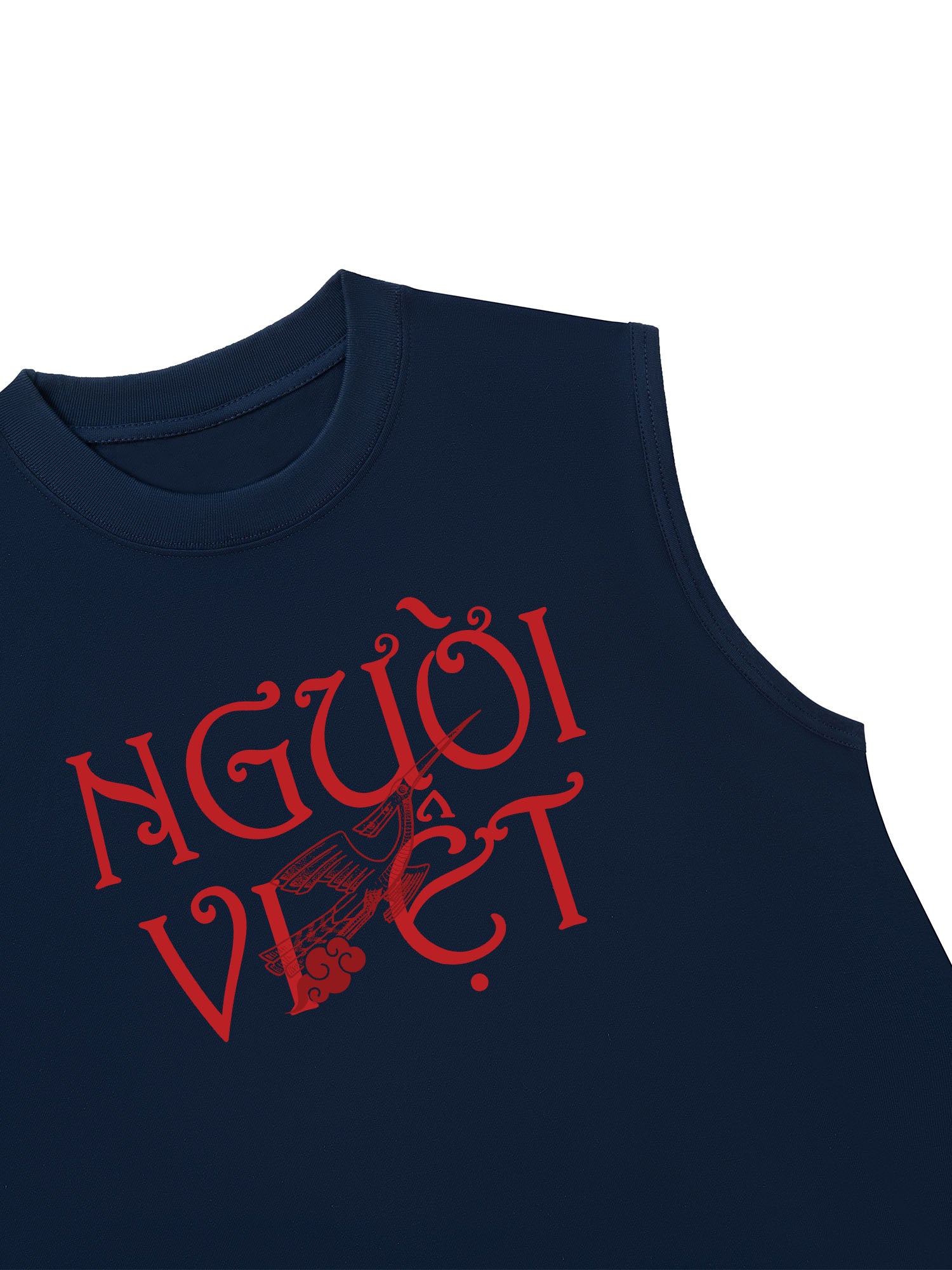 Áo Ba Lỗ Relaxed Fit Người Việt - Máu Đỏ Da Vàng