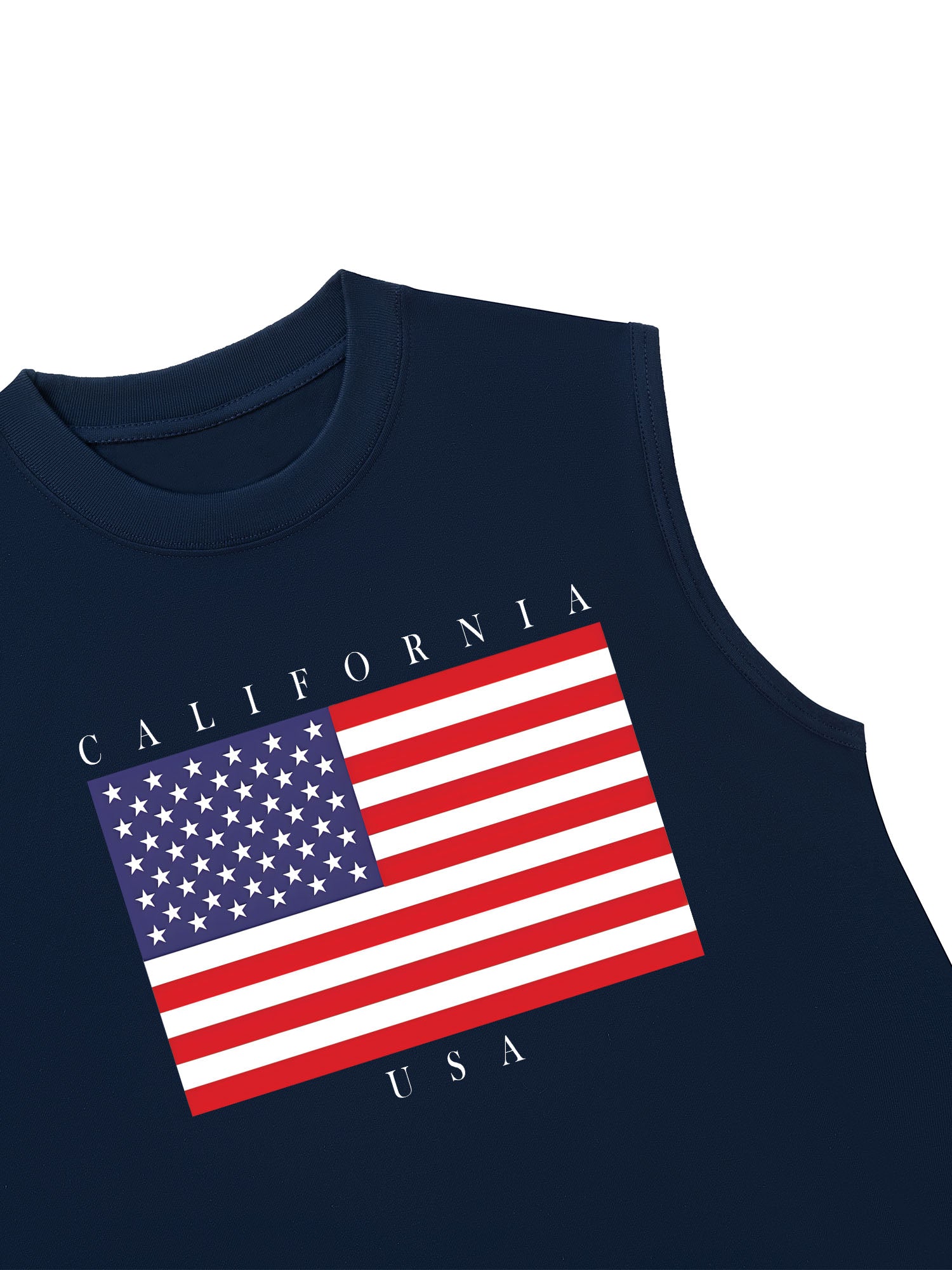 Áo Ba Lỗ Relaxed Fit USA California Basic Style