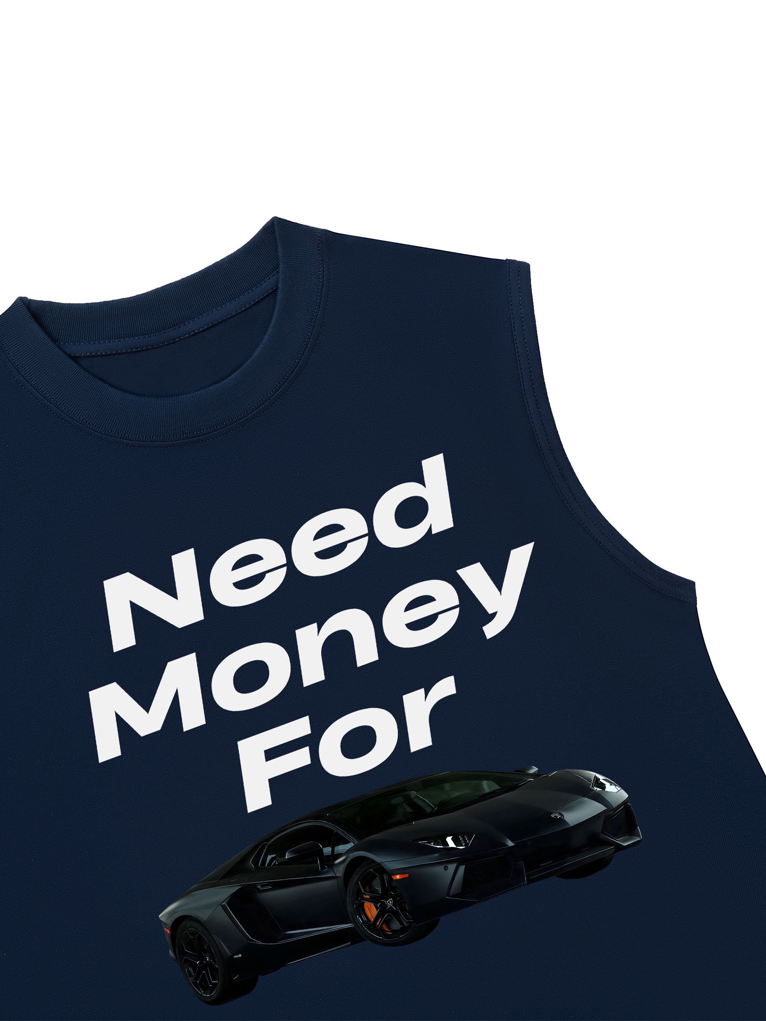 Áo Ba Lỗ Relaxed Fit Lamborghini Need Money For