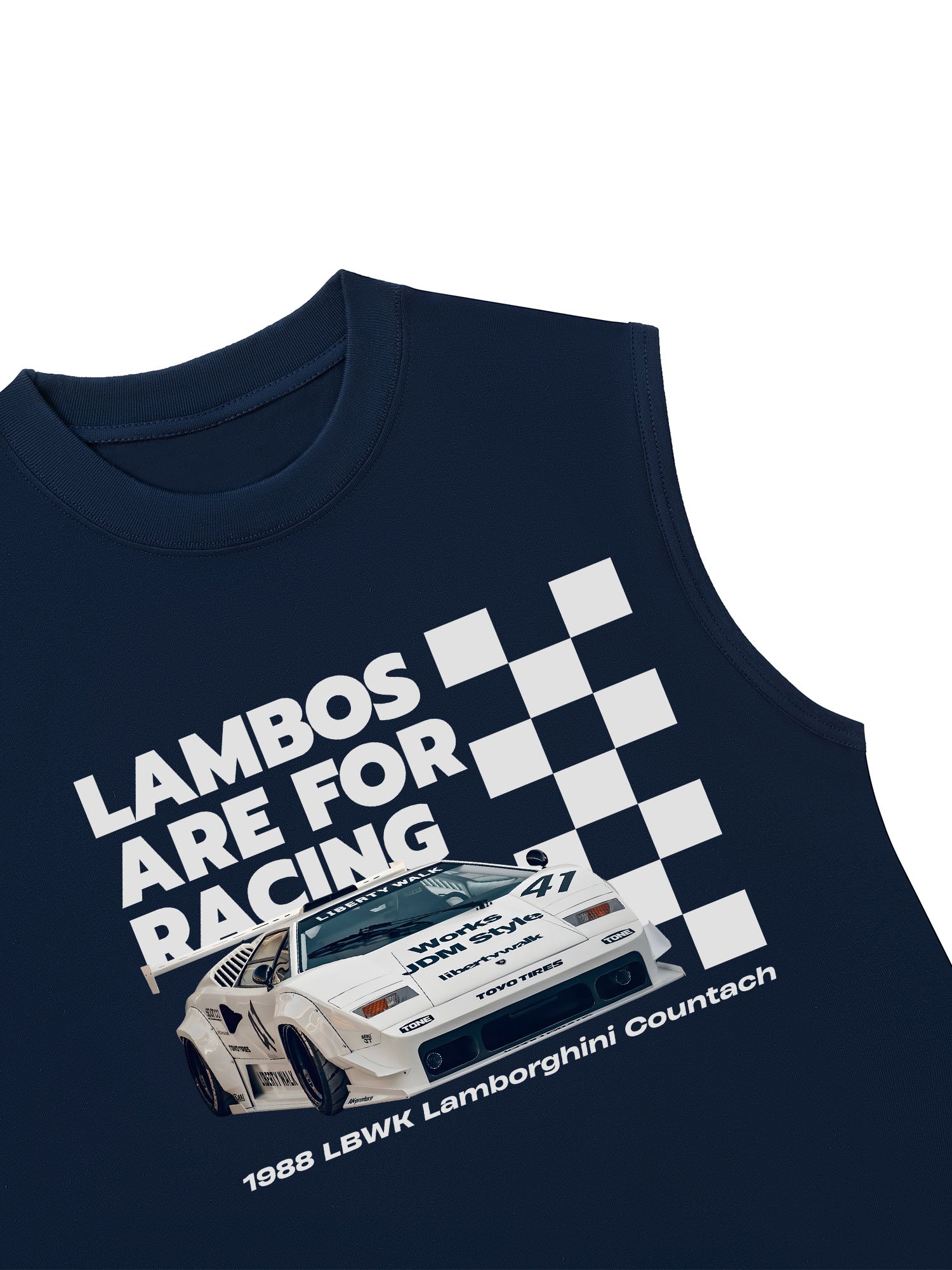 Áo Ba Lỗ Relaxed Fit Lamborghini Are For Racing