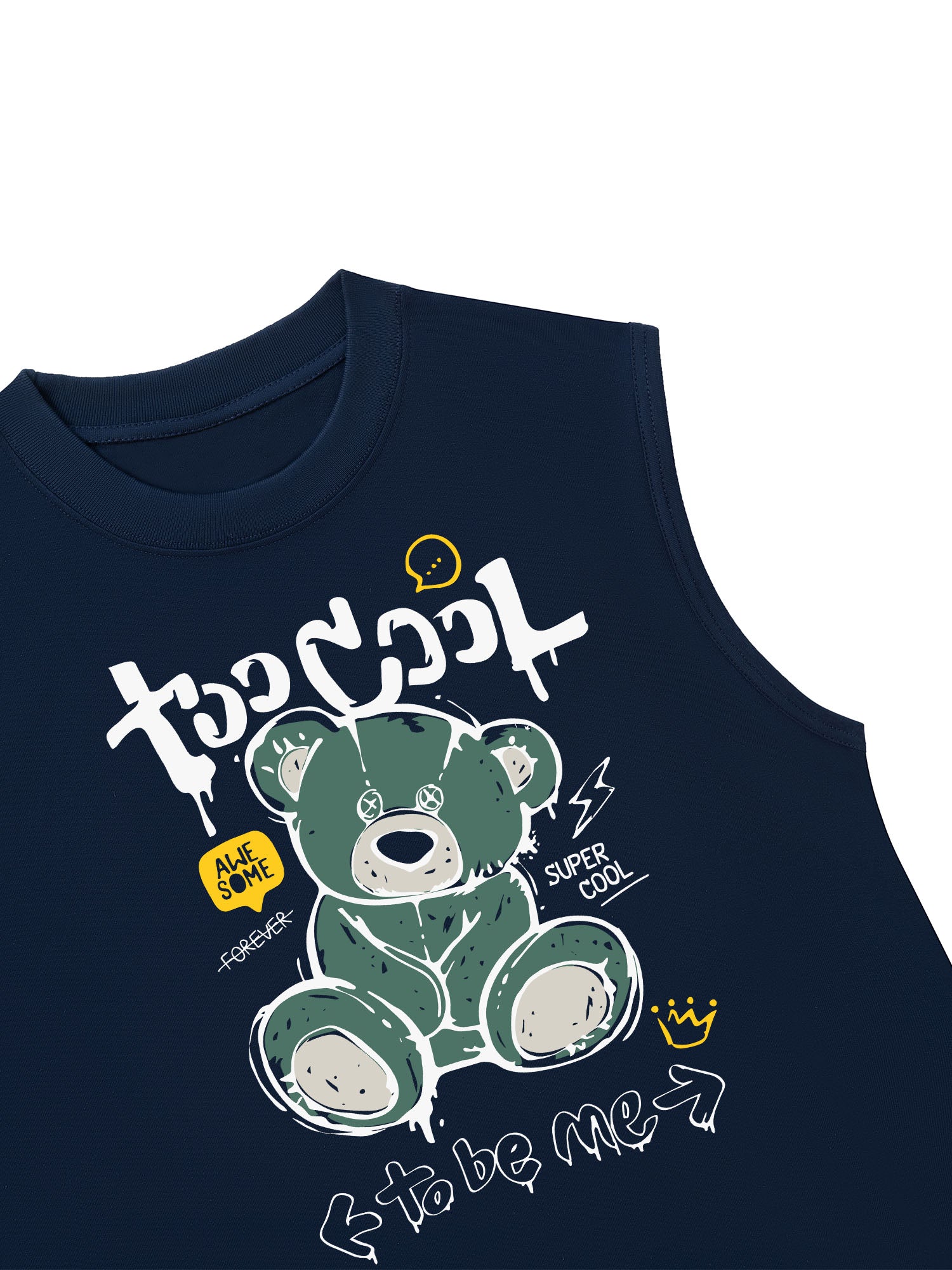 Áo Ba Lỗ Relaxed Fit Too Cool To Be Me