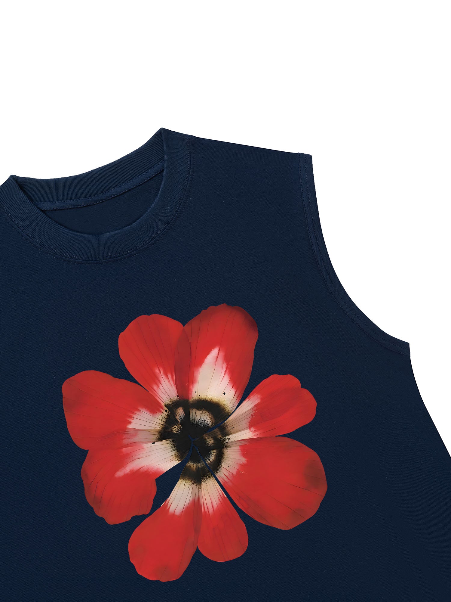 Áo Ba Lỗ Relaxed Fit Floral Red Flower
