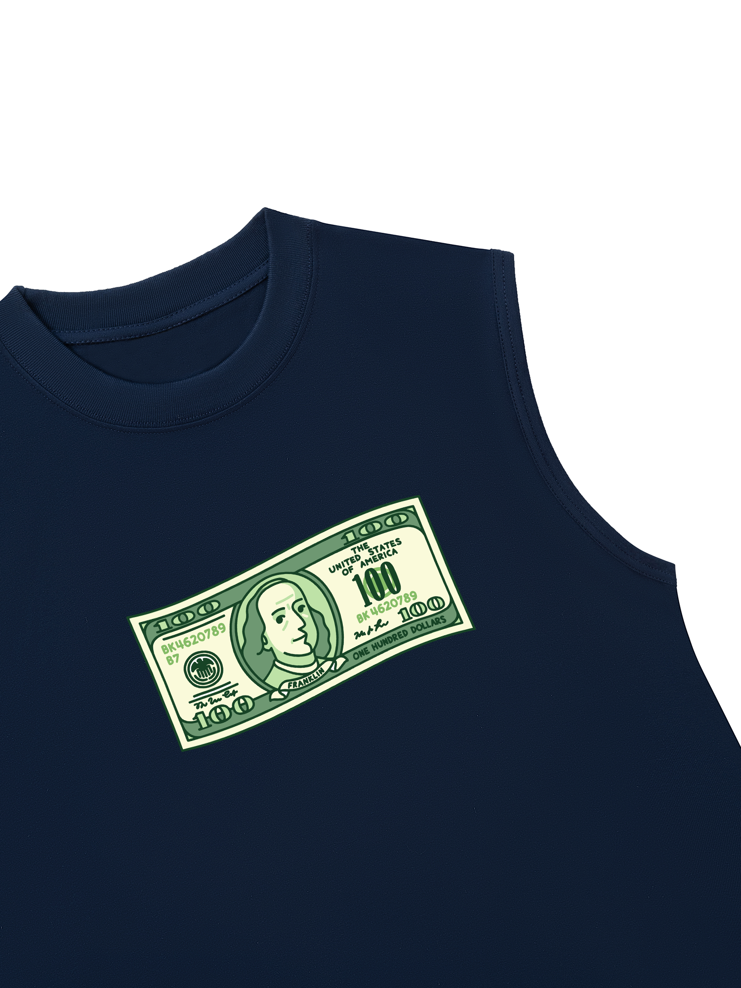 Áo Ba Lỗ Relaxed Fit Money Cash Rules Everything