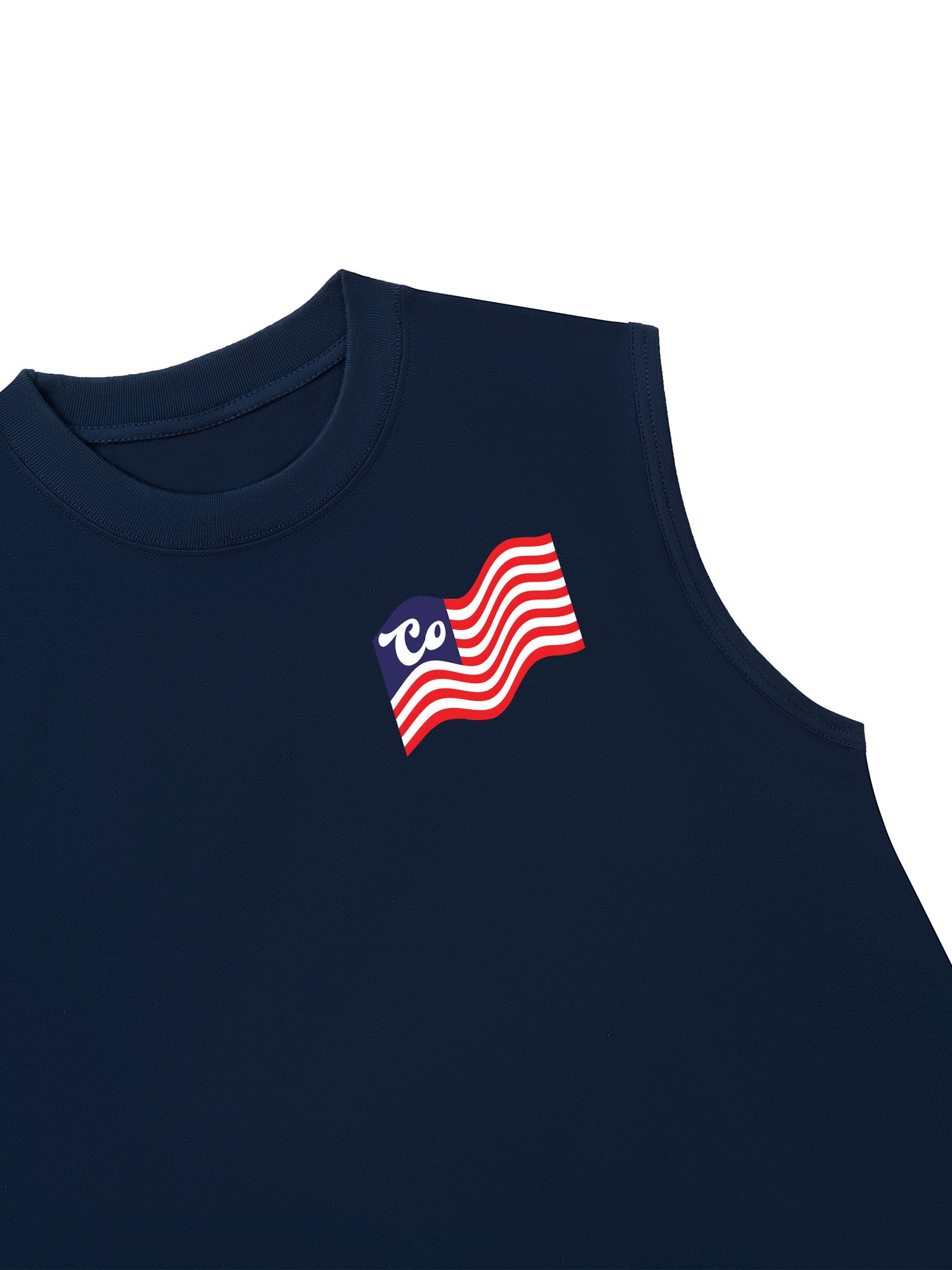 Áo Ba Lỗ Relaxed Fit USA Cotton USA Flag