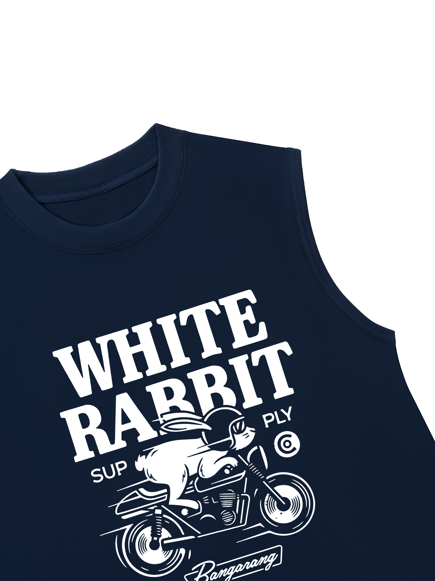 Áo Ba Lỗ Relaxed Fit White Rabbit