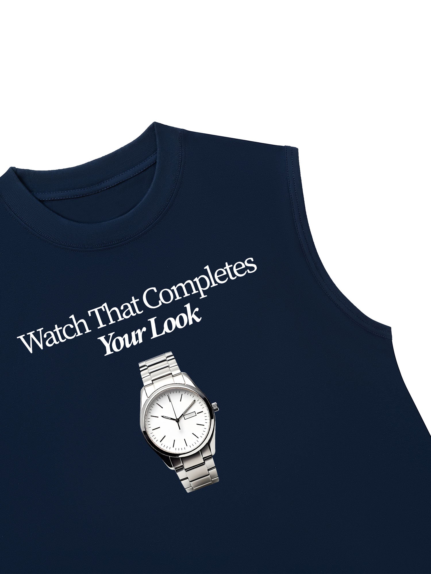 Áo Ba Lỗ Relaxed Fit Watch That Completes