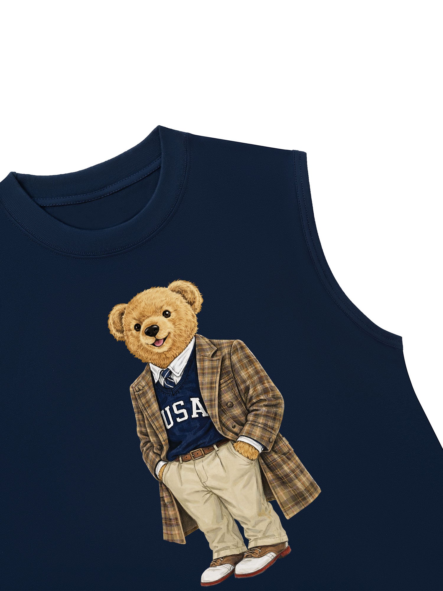 Áo Ba Lỗ Relaxed Fit Bear One