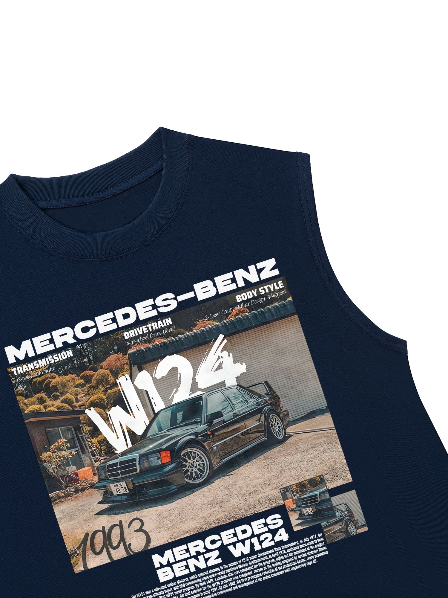 Áo Ba Lỗ Relaxed Fit Mercedes W124 1993