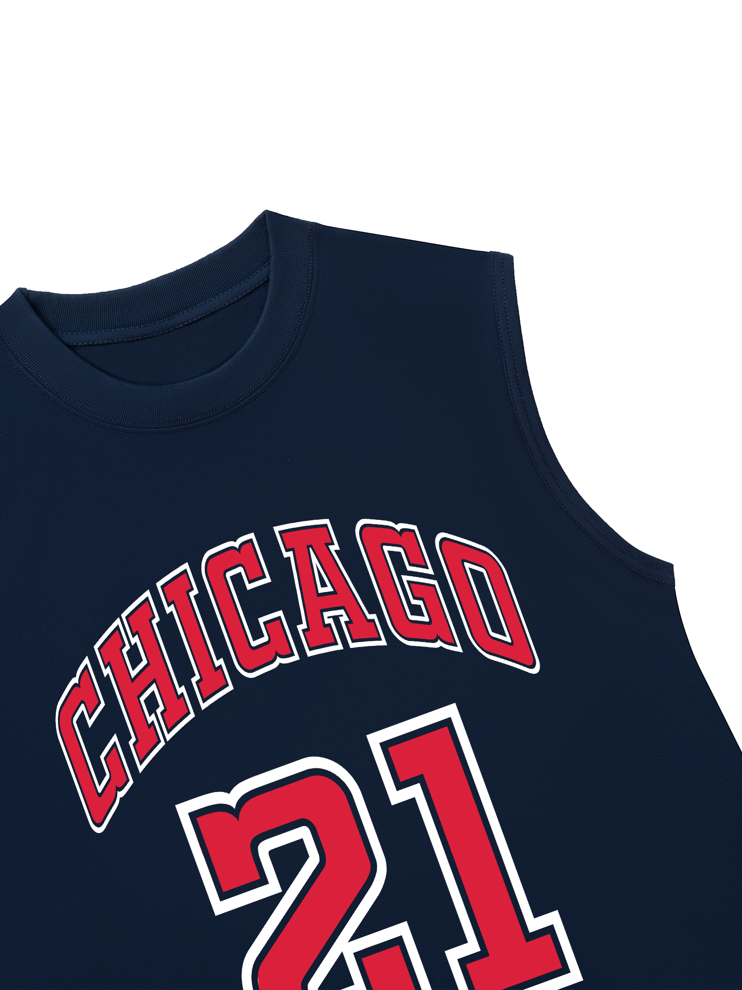 Áo Ba Lỗ Relaxed Fit Chicago 21 Basketball Spider