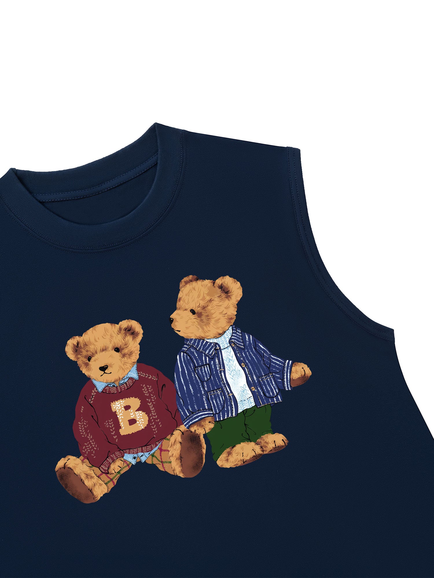 Áo Ba Lỗ Relaxed Fit Brown Bear