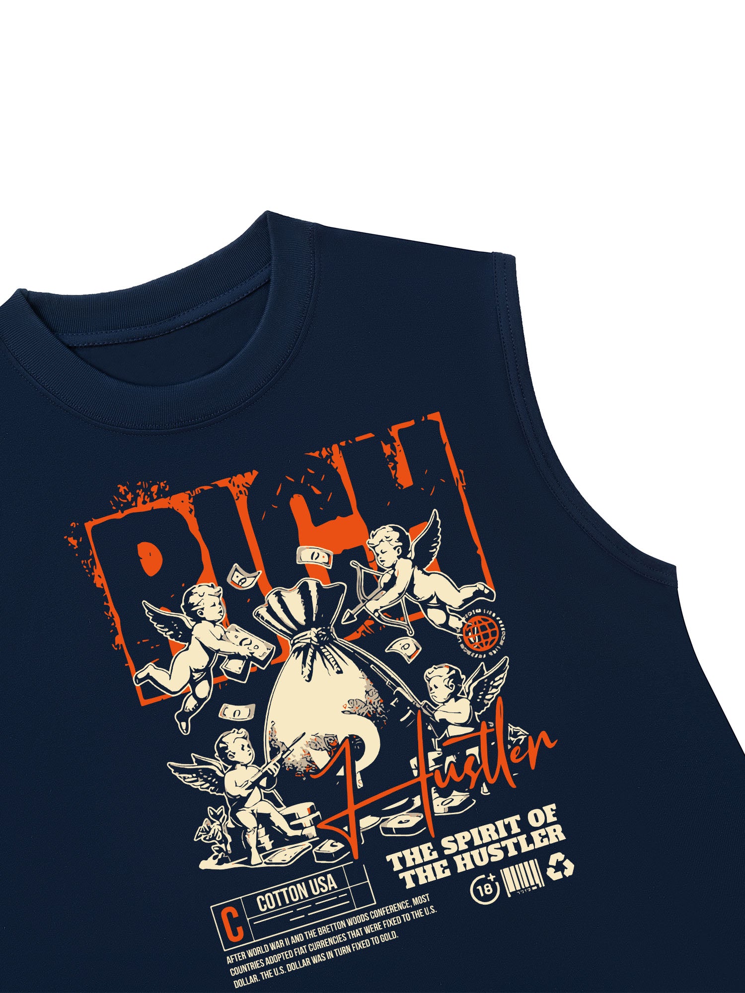 Áo Ba Lỗ Relaxed Fit Money The Spirit Of The Hustler