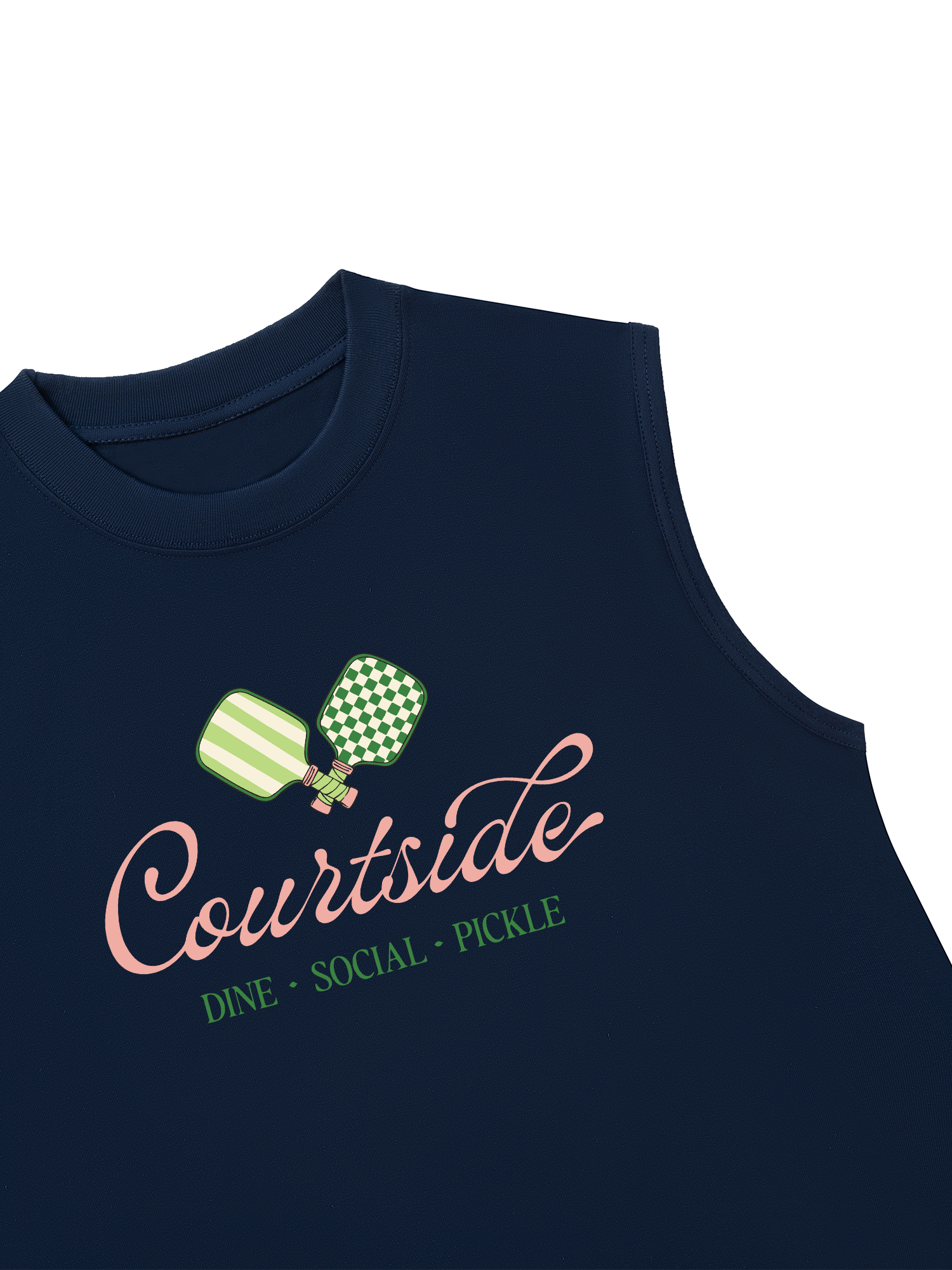 Áo Ba Lỗ Relaxed Fit Pickleball Courtside Dine Social Pickle