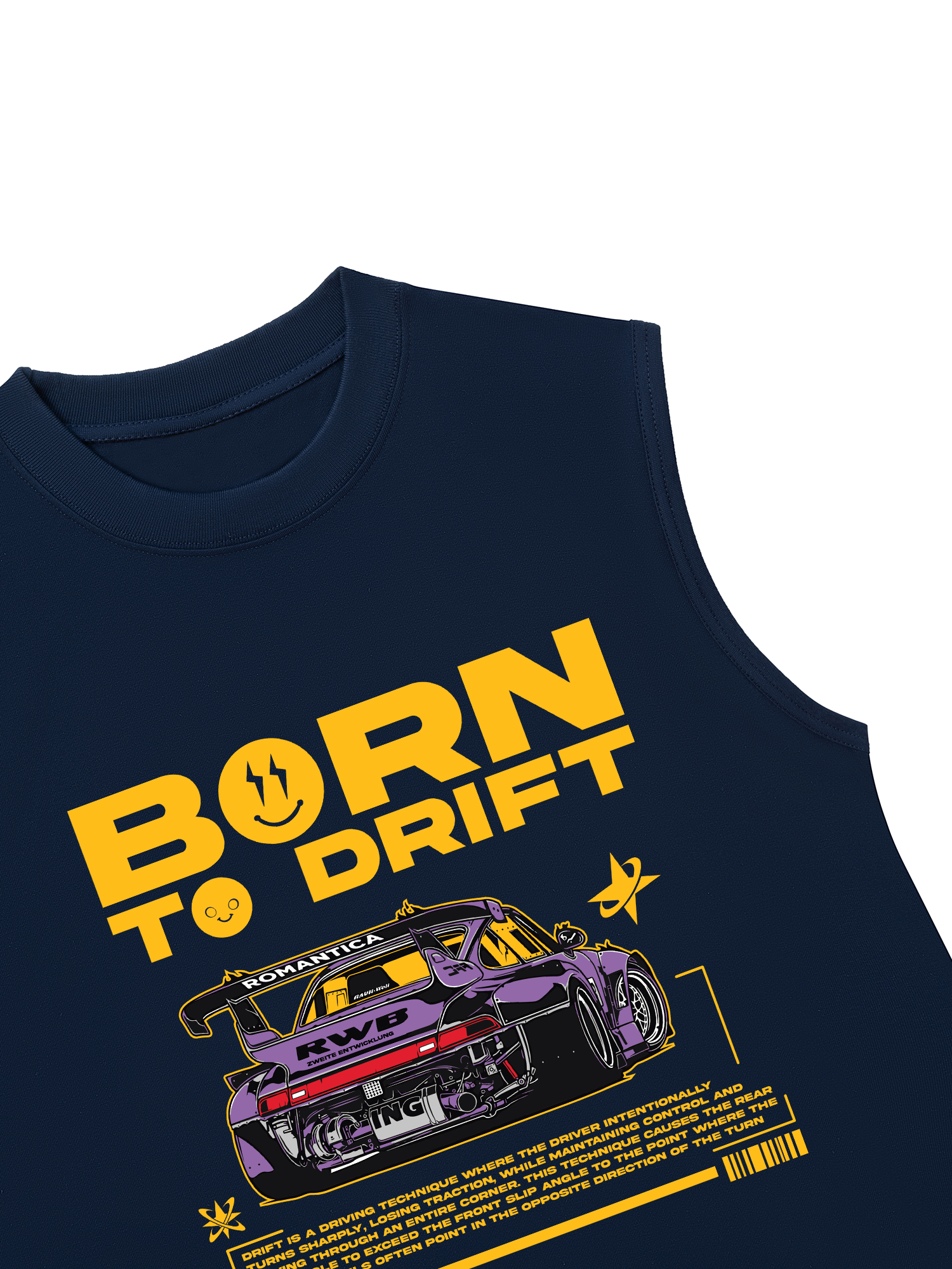 Áo Ba Lỗ Relaxed Fit Porsche Born To Drift