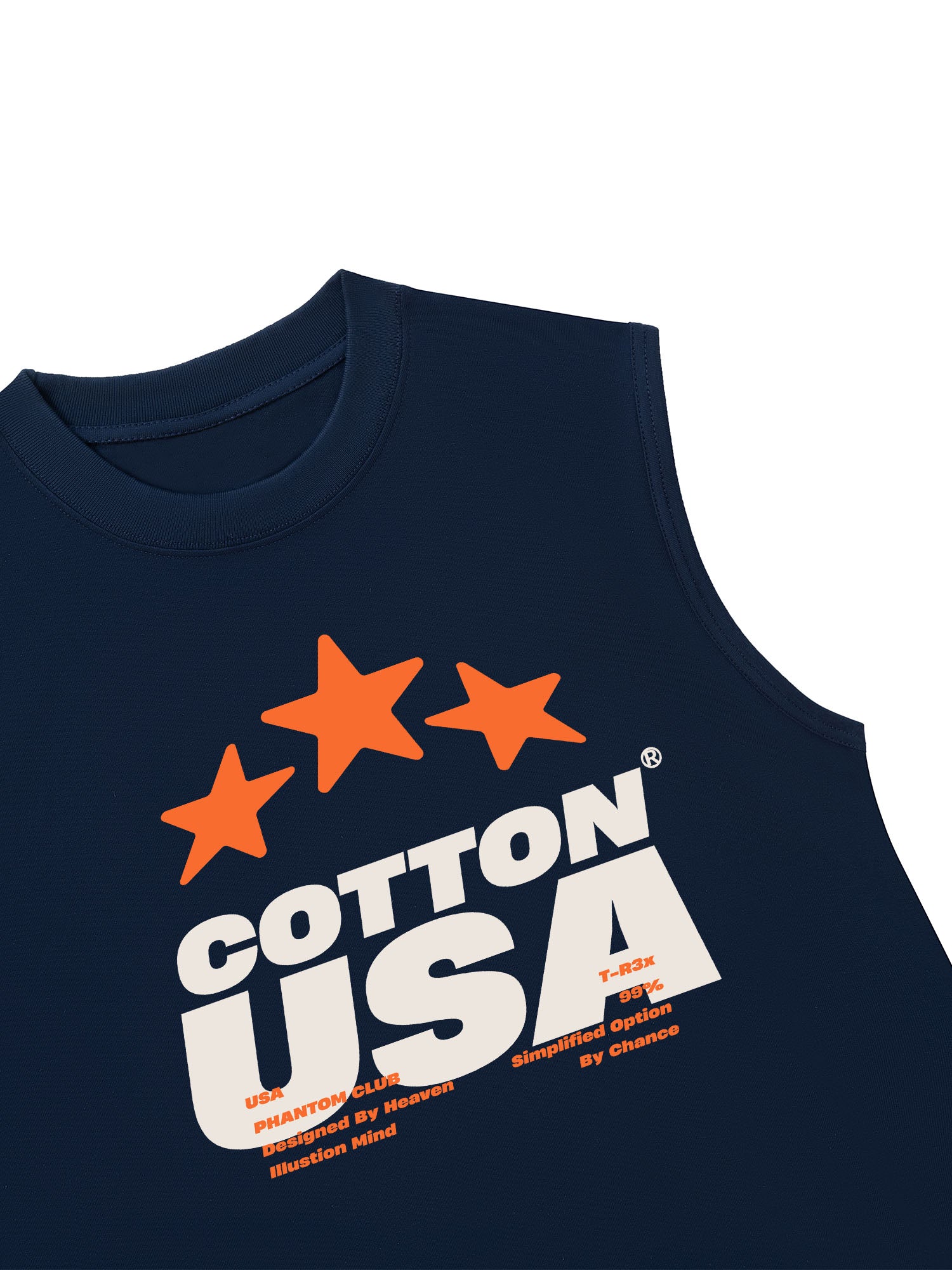 Áo Ba Lỗ Relaxed Fit USA Fliction Star