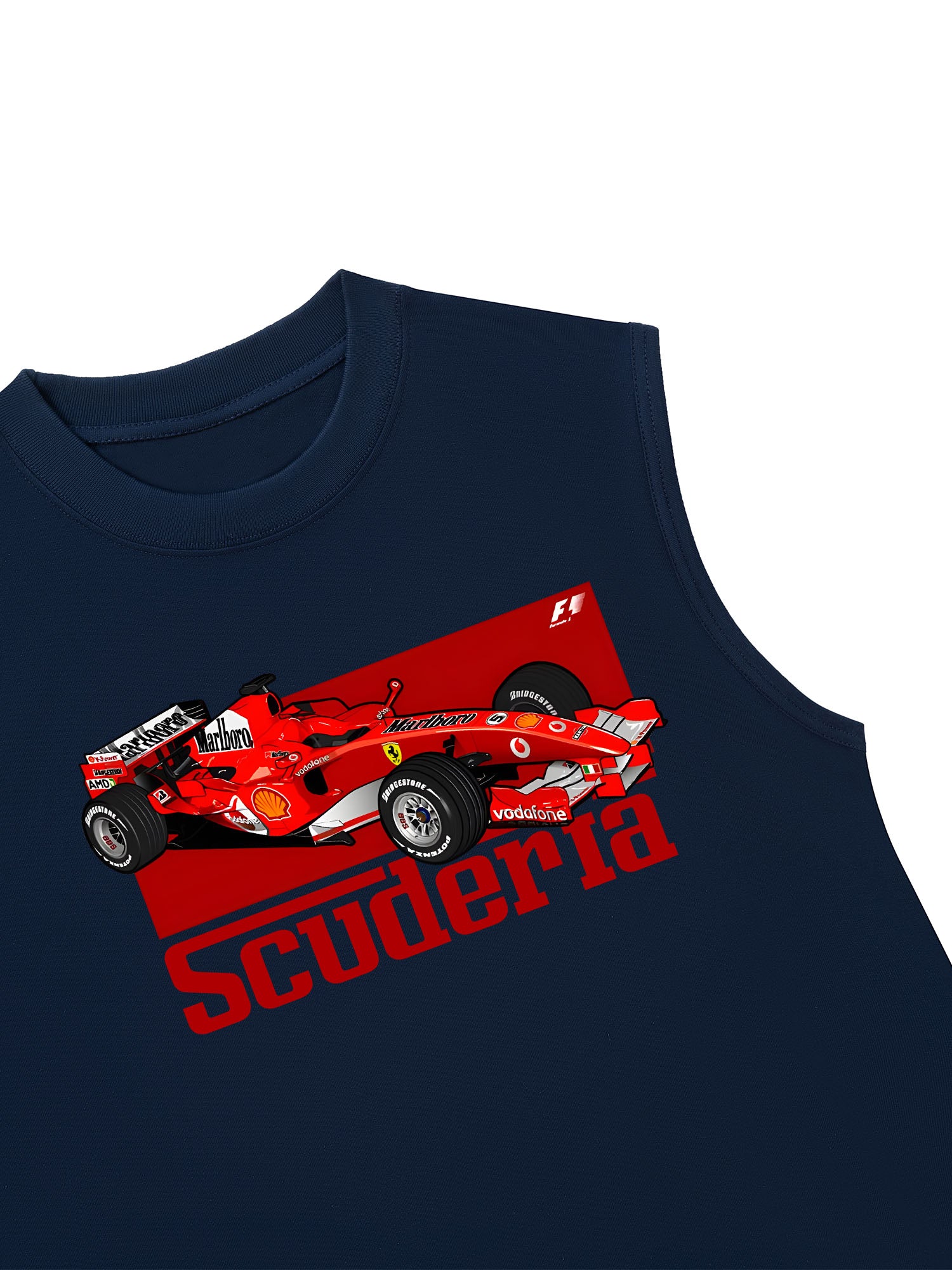 Áo Ba Lỗ Relaxed Fit Ferrari Scuderia Race