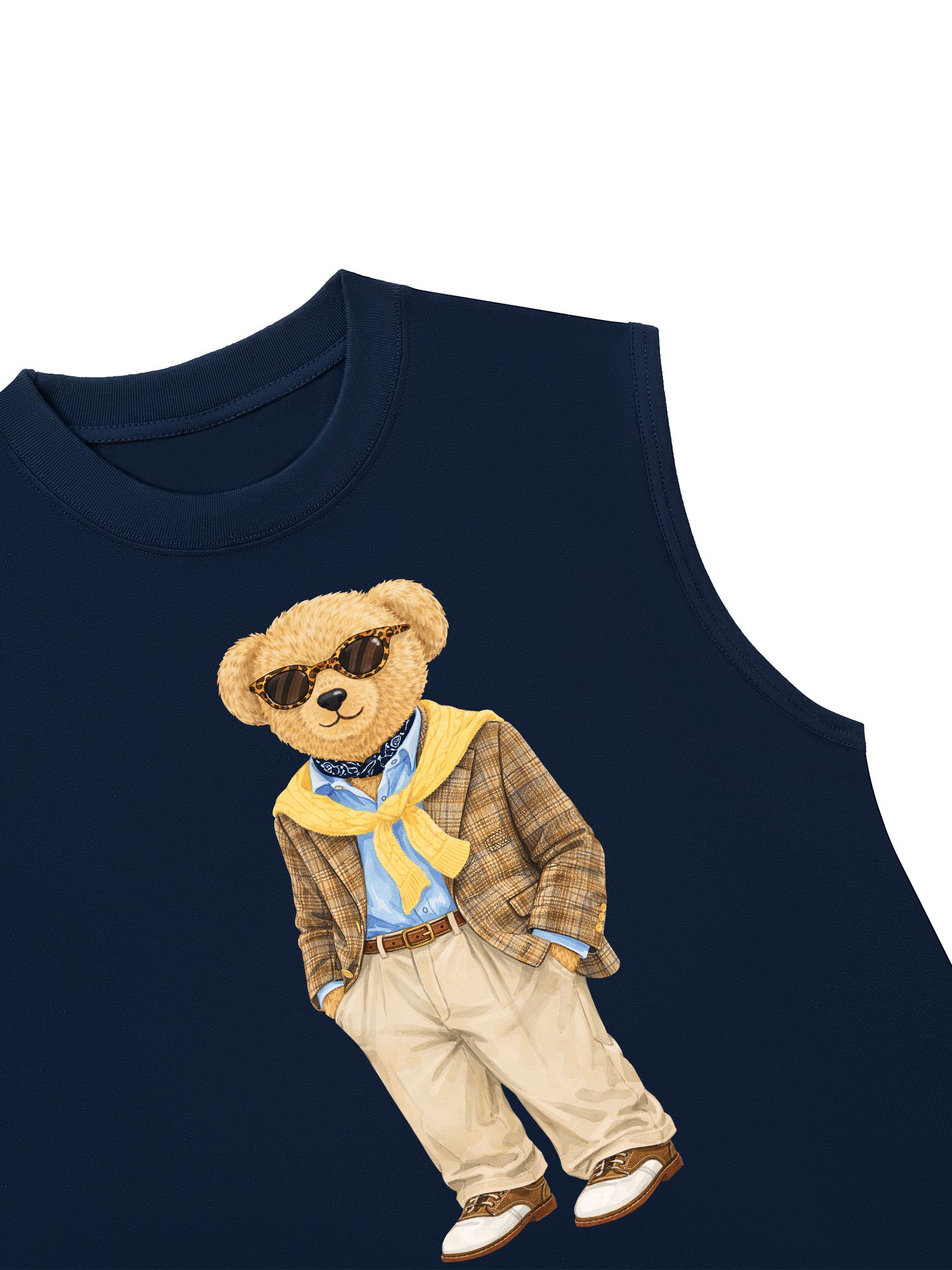 Áo Ba Lỗ Relaxed Fit Gentle Bear