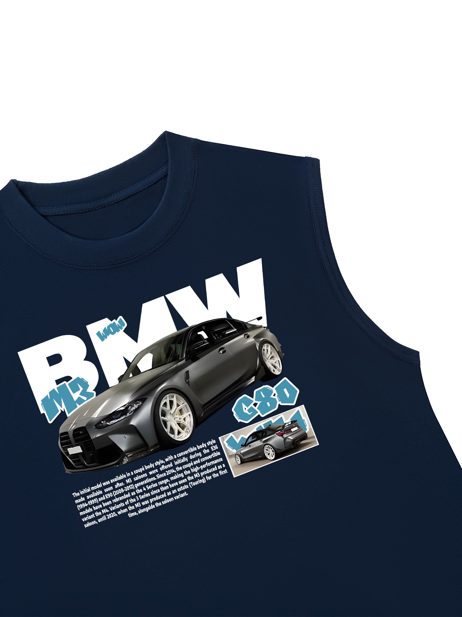 Áo Ba Lỗ Relaxed Fit BMW M3 G80 Gravity