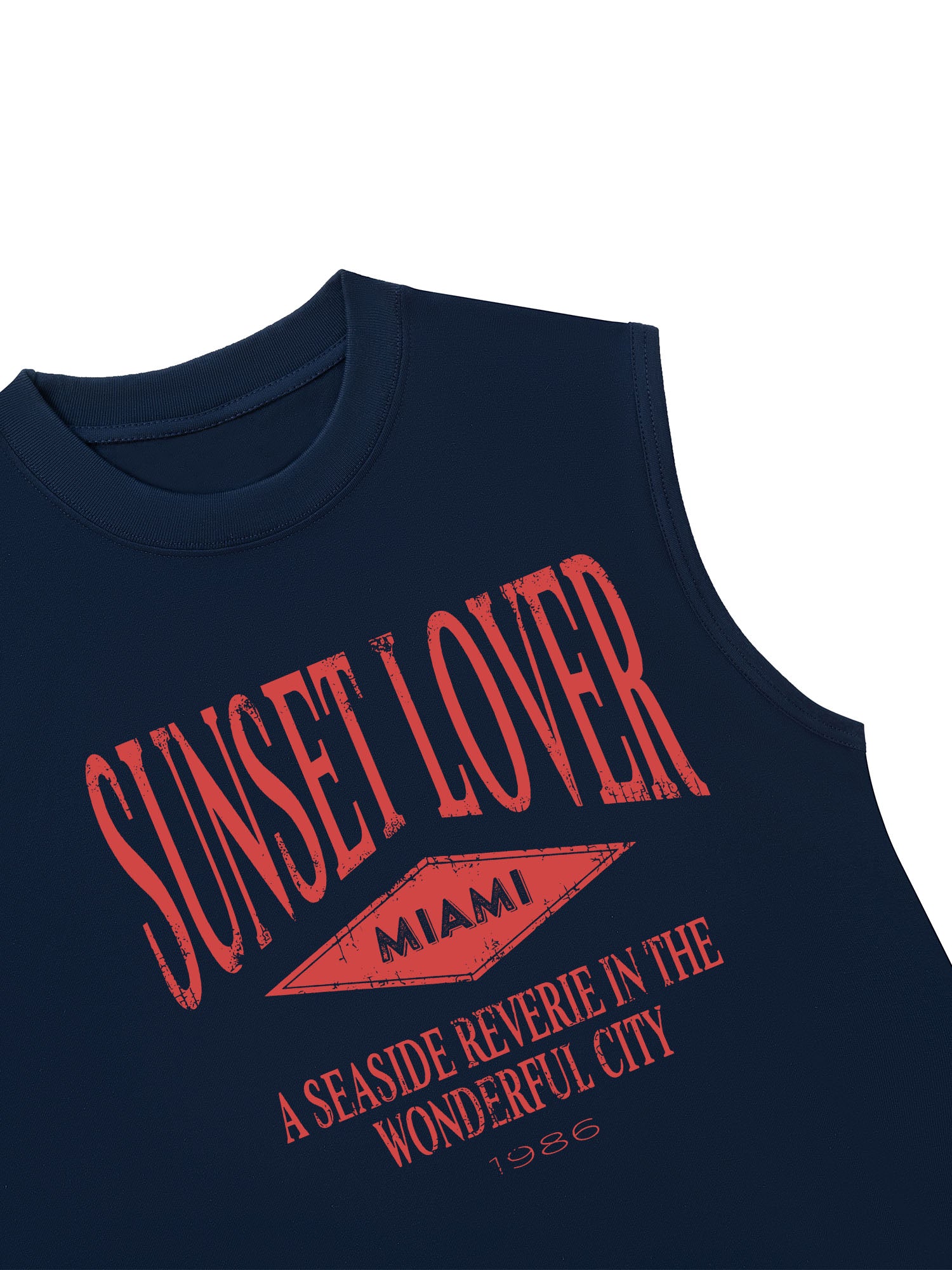 Áo Ba Lỗ Relaxed Fit City Sunset Lover Miami