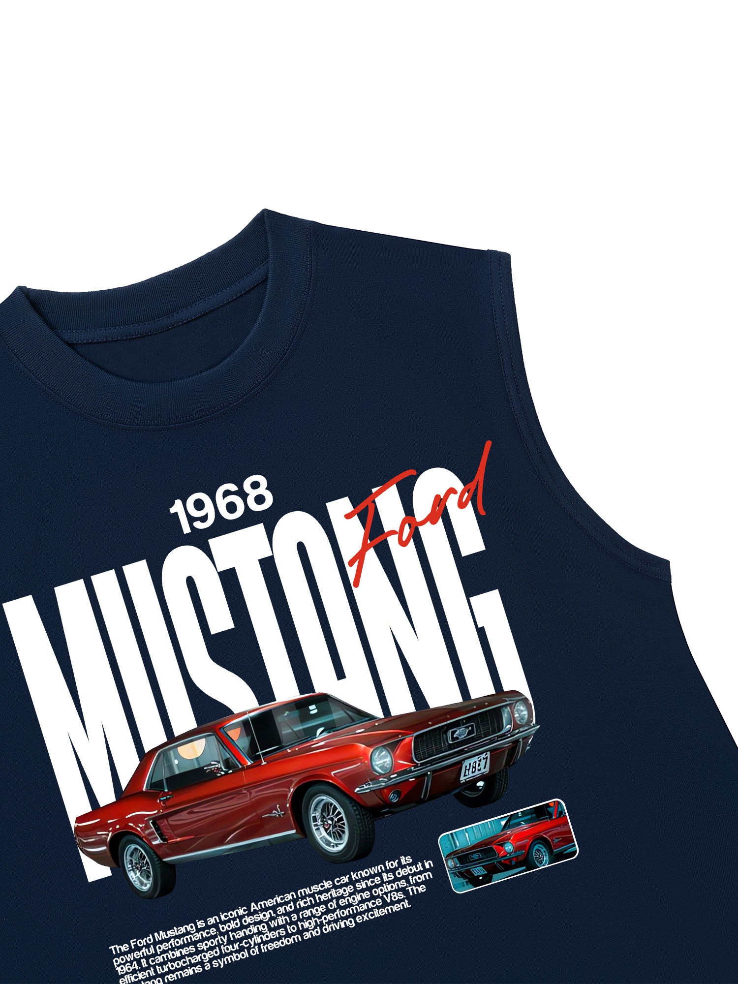 Áo Ba Lỗ Relaxed Fit Ford 1968 Mustang