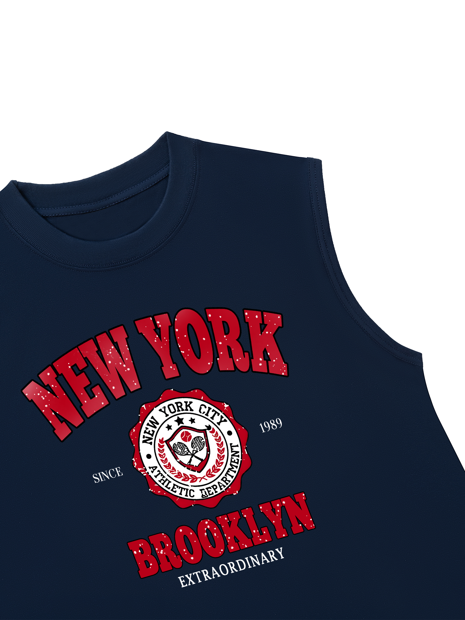 Áo Ba Lỗ Relaxed Fit New York Brooklyn