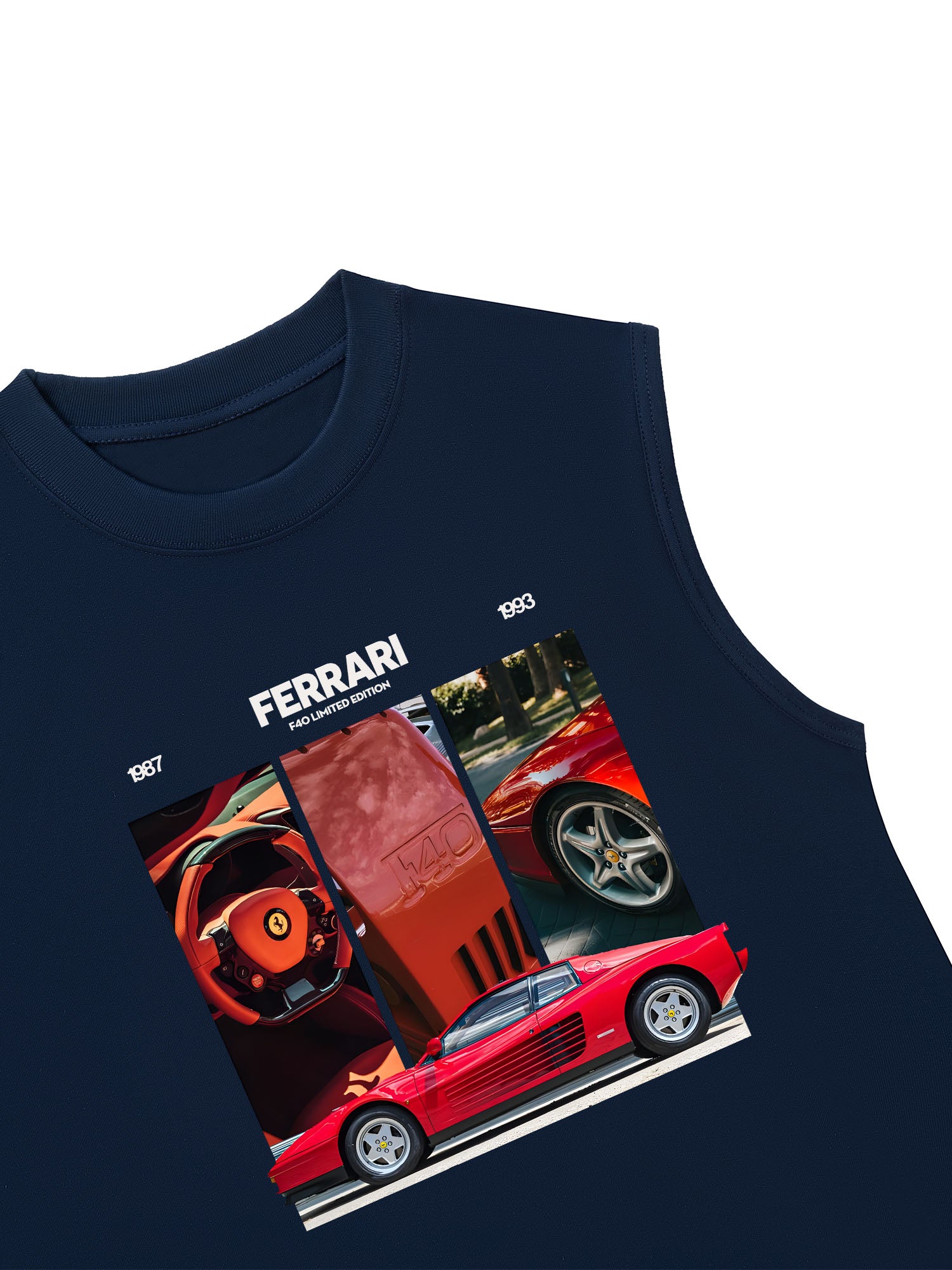 Áo Ba Lỗ Relaxed Fit Ferrari F40 Limited Edition