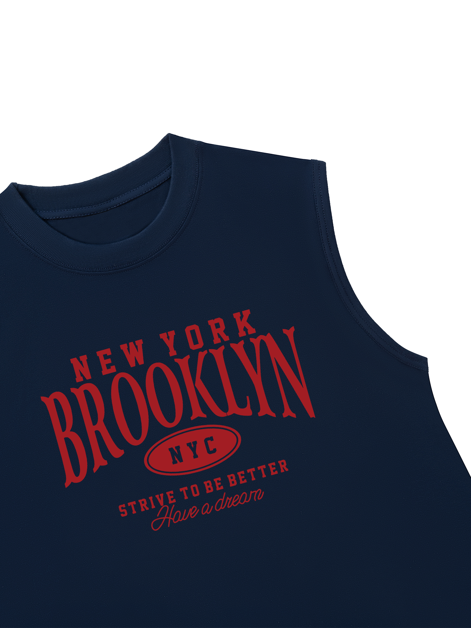 Áo Ba Lỗ Relaxed Fit New York Brooklyn