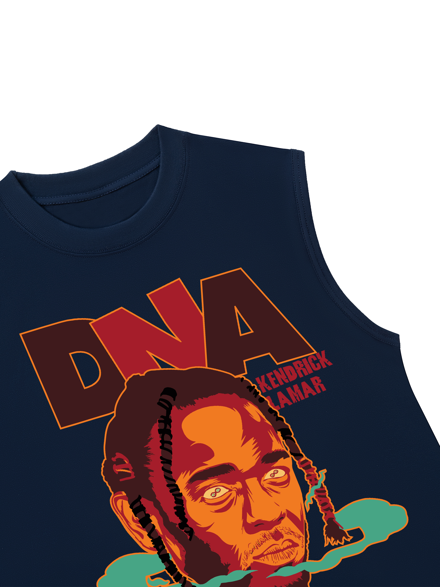 Áo Ba Lỗ Relaxed Fit Rapper Kendrick Lamar DNA