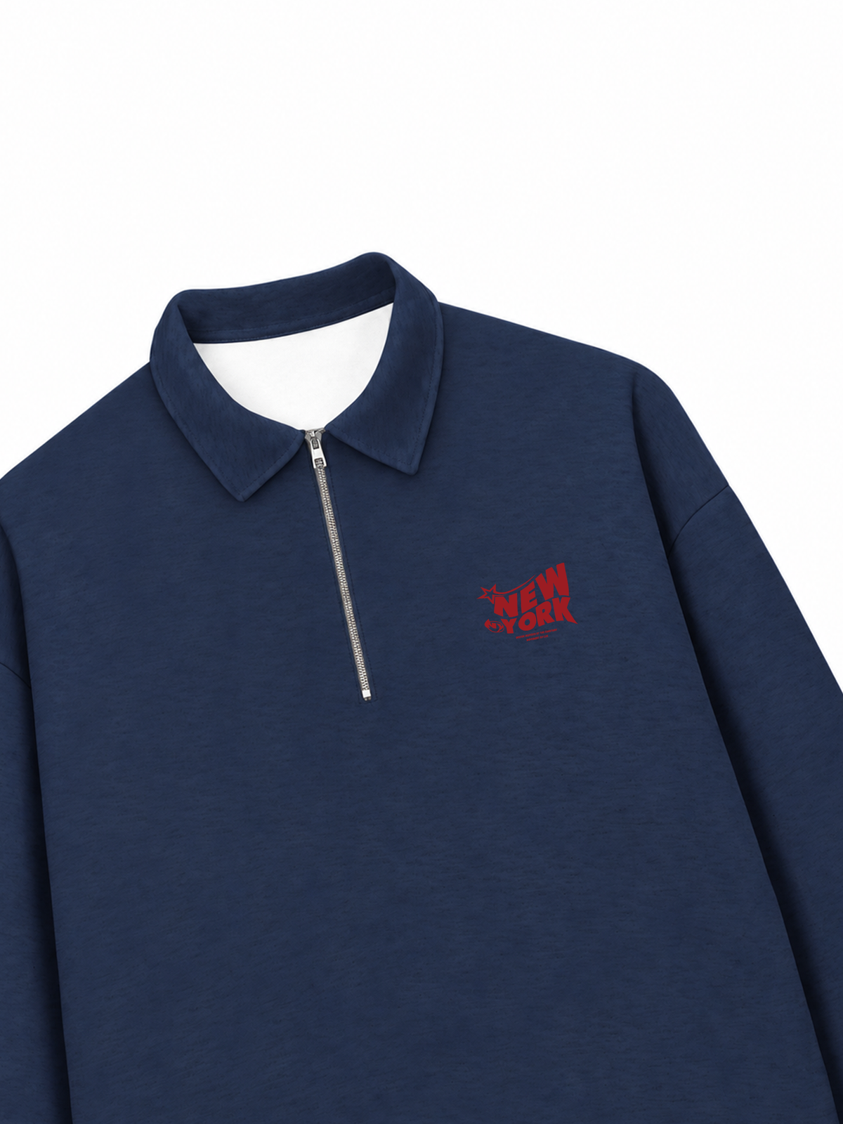 Áo Sweater Polo Nỉ Hai Da City Red Fashion