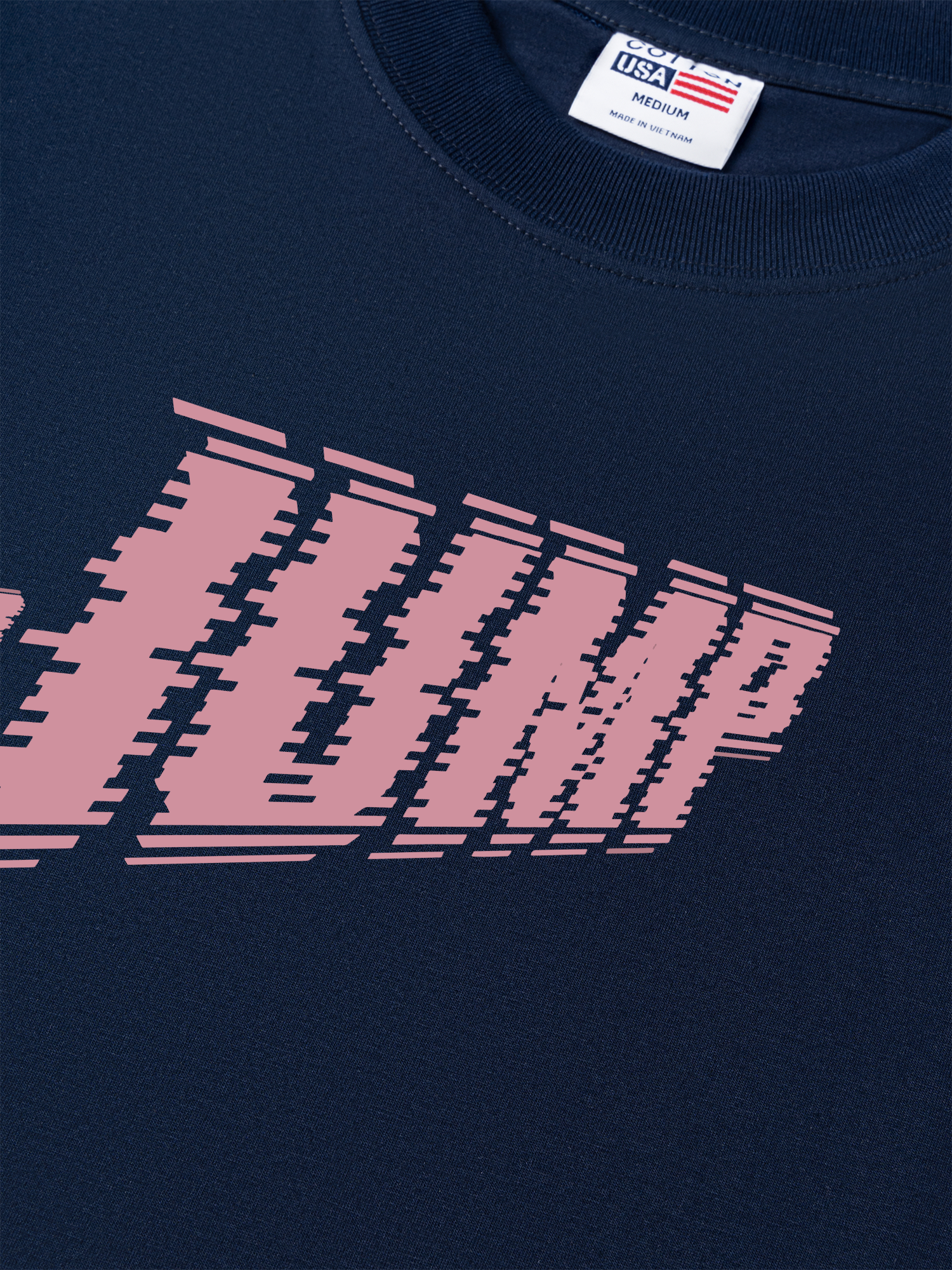 Áo Thun Relaxed Fit Black Pink Jump