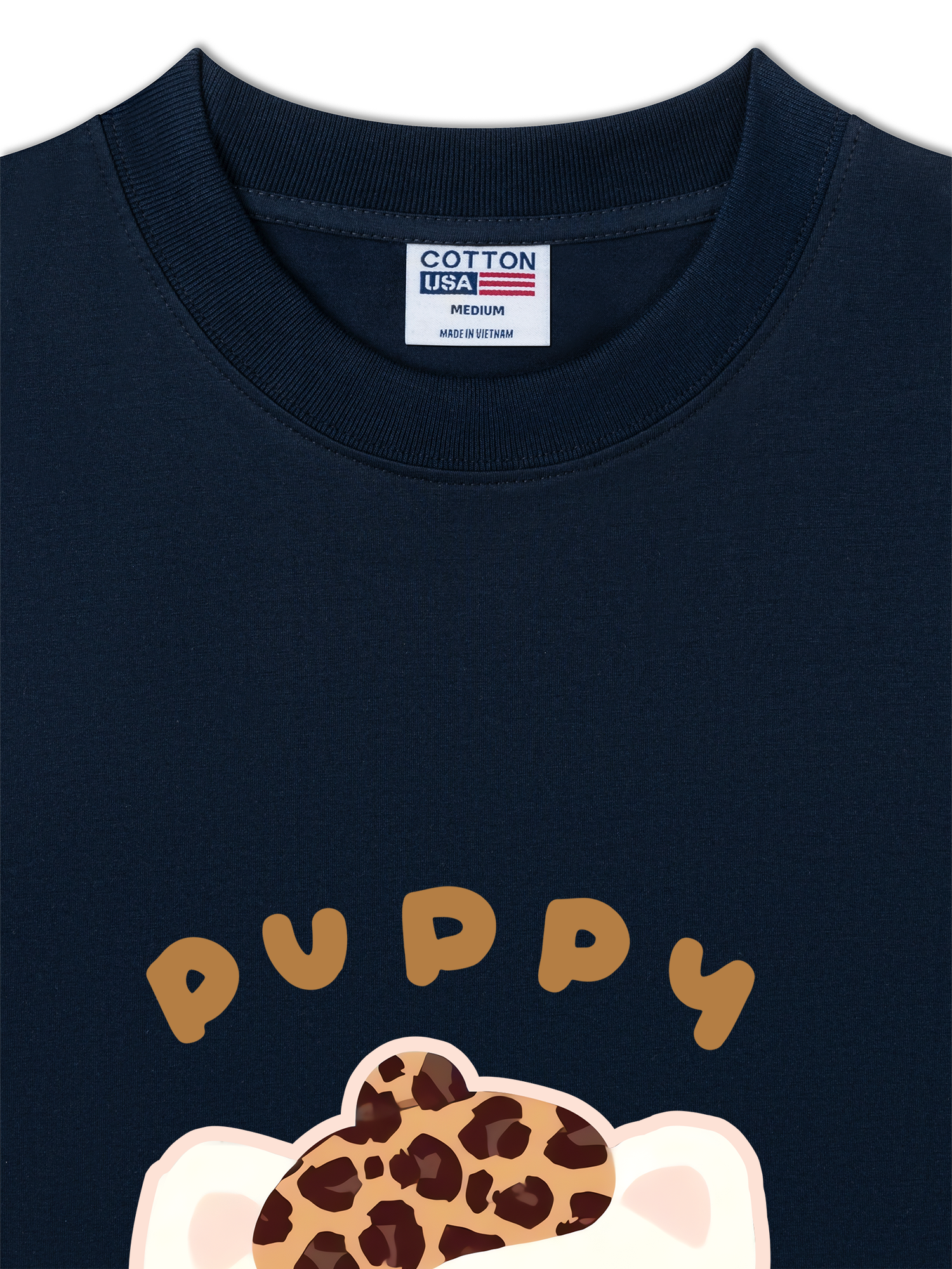 Áo Thun Relaxed Fit Soft Paw Leopard Puppy