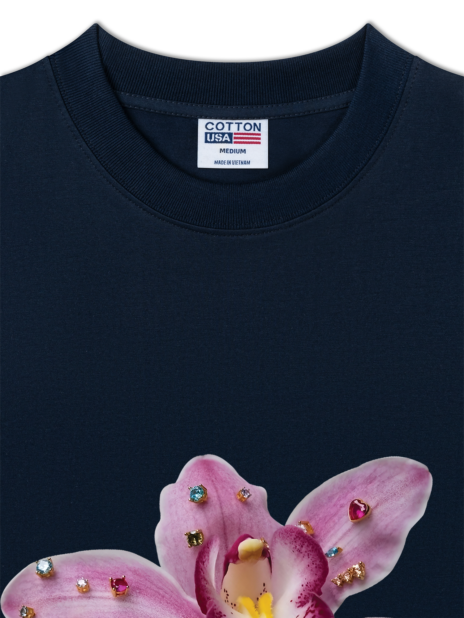 Áo Thun Relaxed Fit Bling Orchid Girl