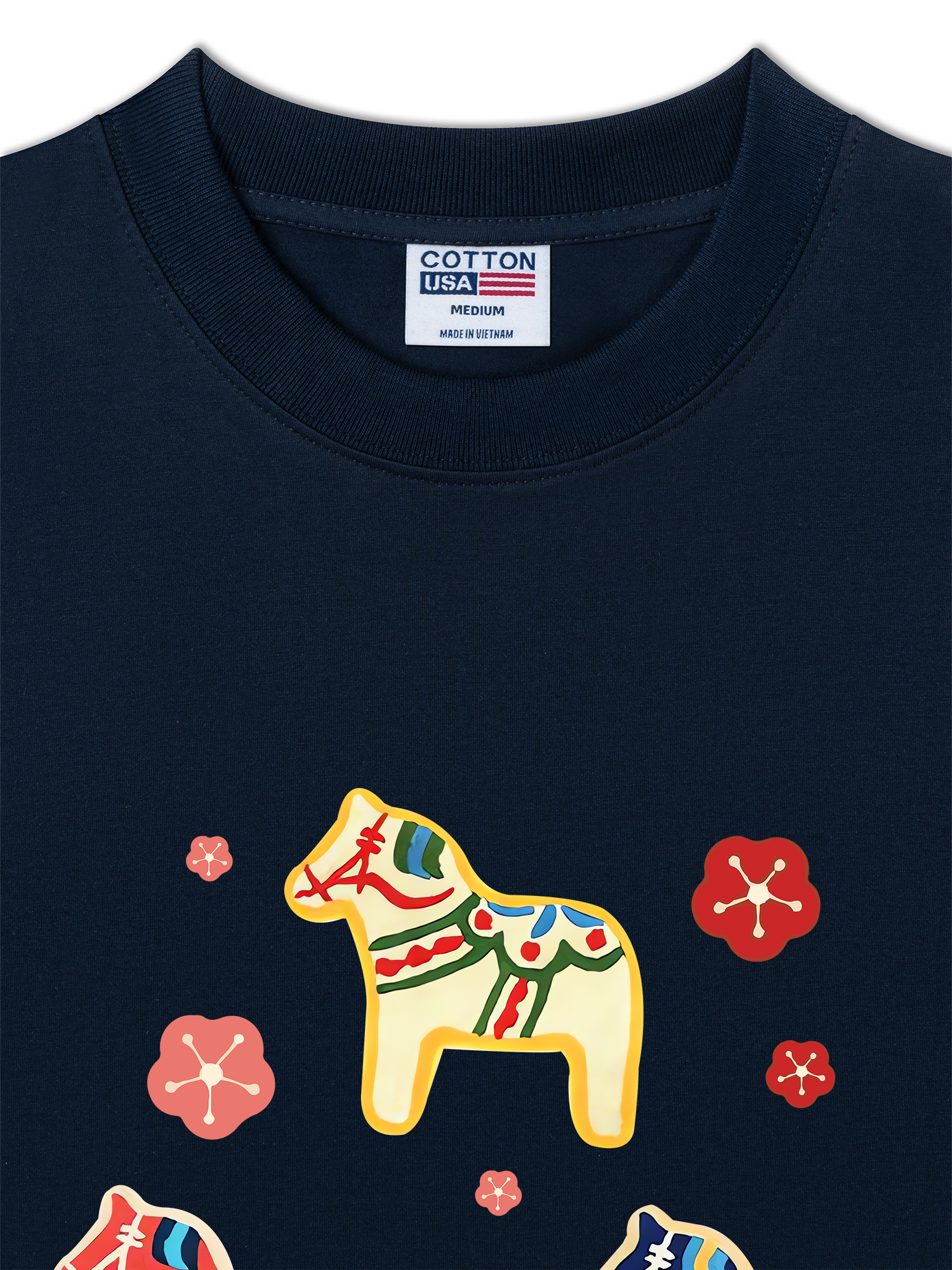 Áo Thun Relaxed Fit Cute Horse