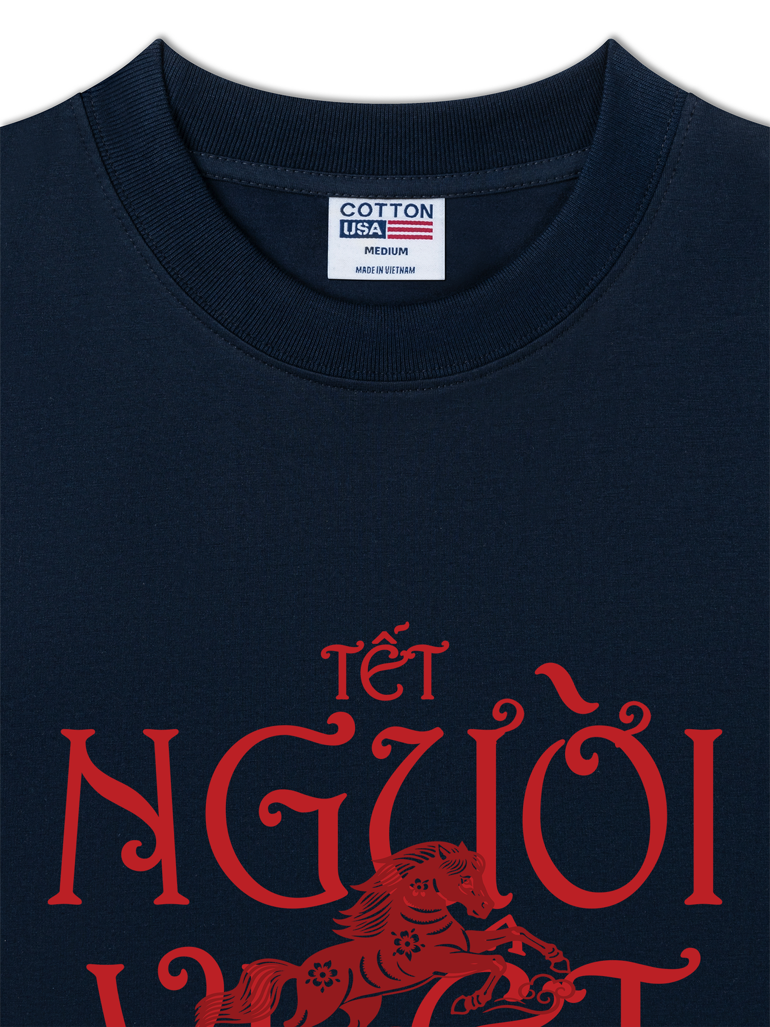 Áo Thun Relaxed Fit Tết Người Việt - Mã Đáo Thành Công