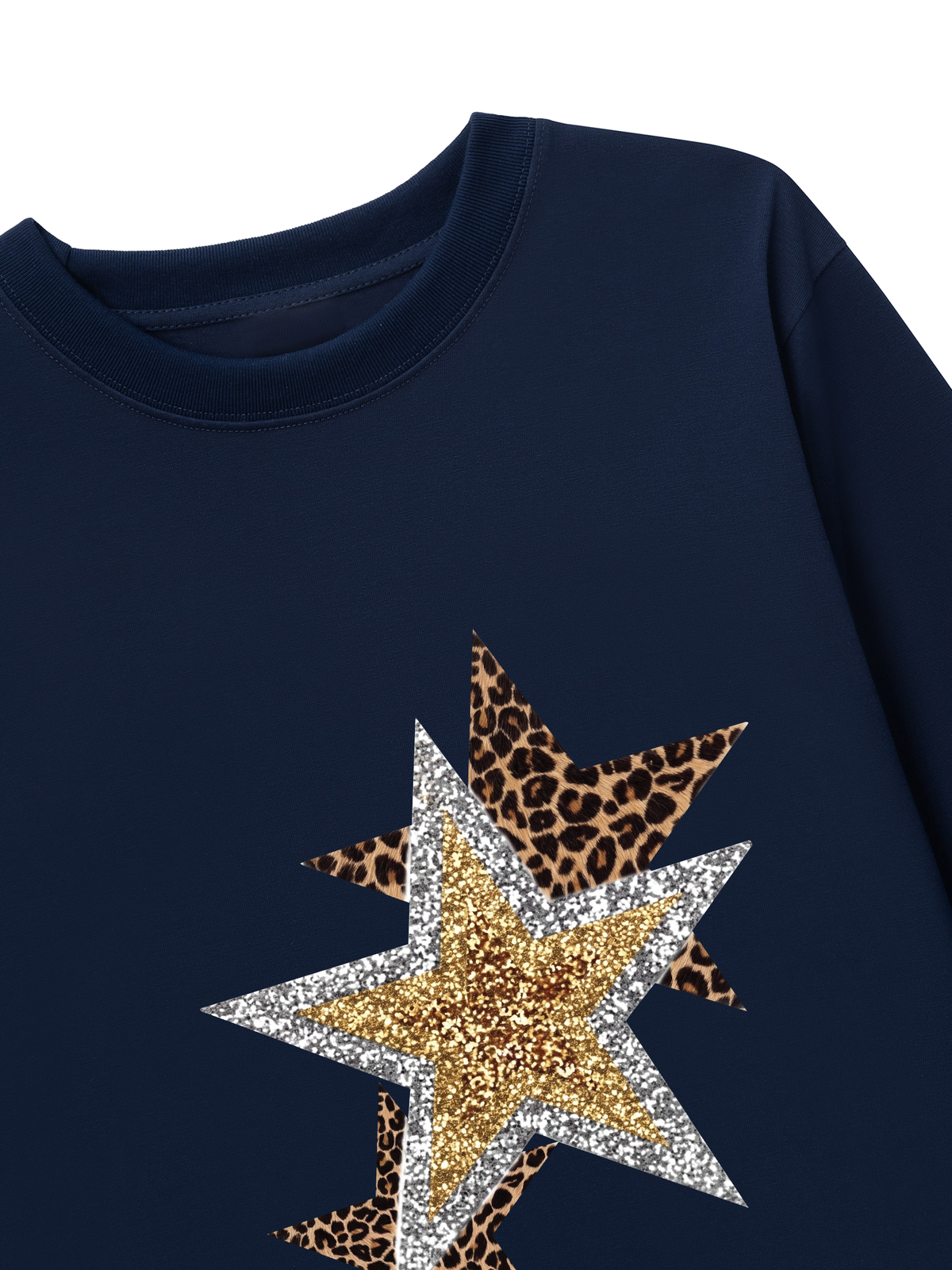 Áo Thun Dài Tay Urban Leopard Metallic Savage Stars
