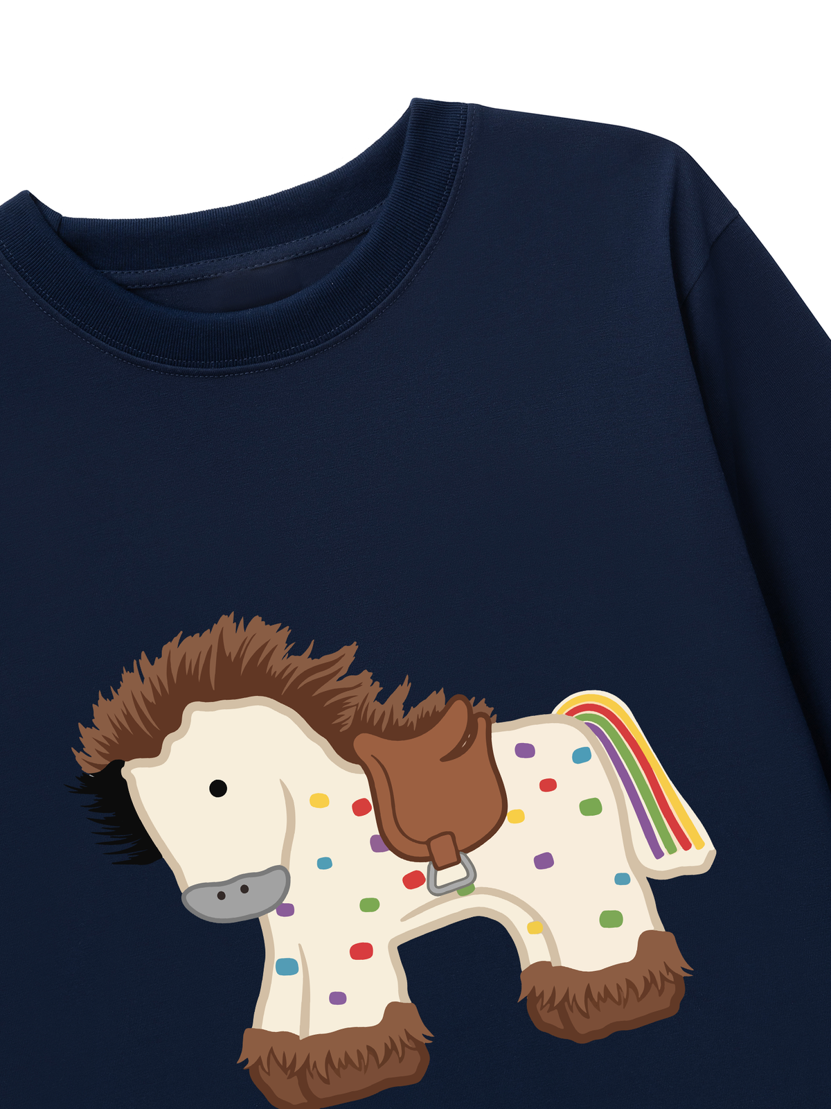 Áo Thun Dài Tay Dotty Mood Rainbow Tail Pony