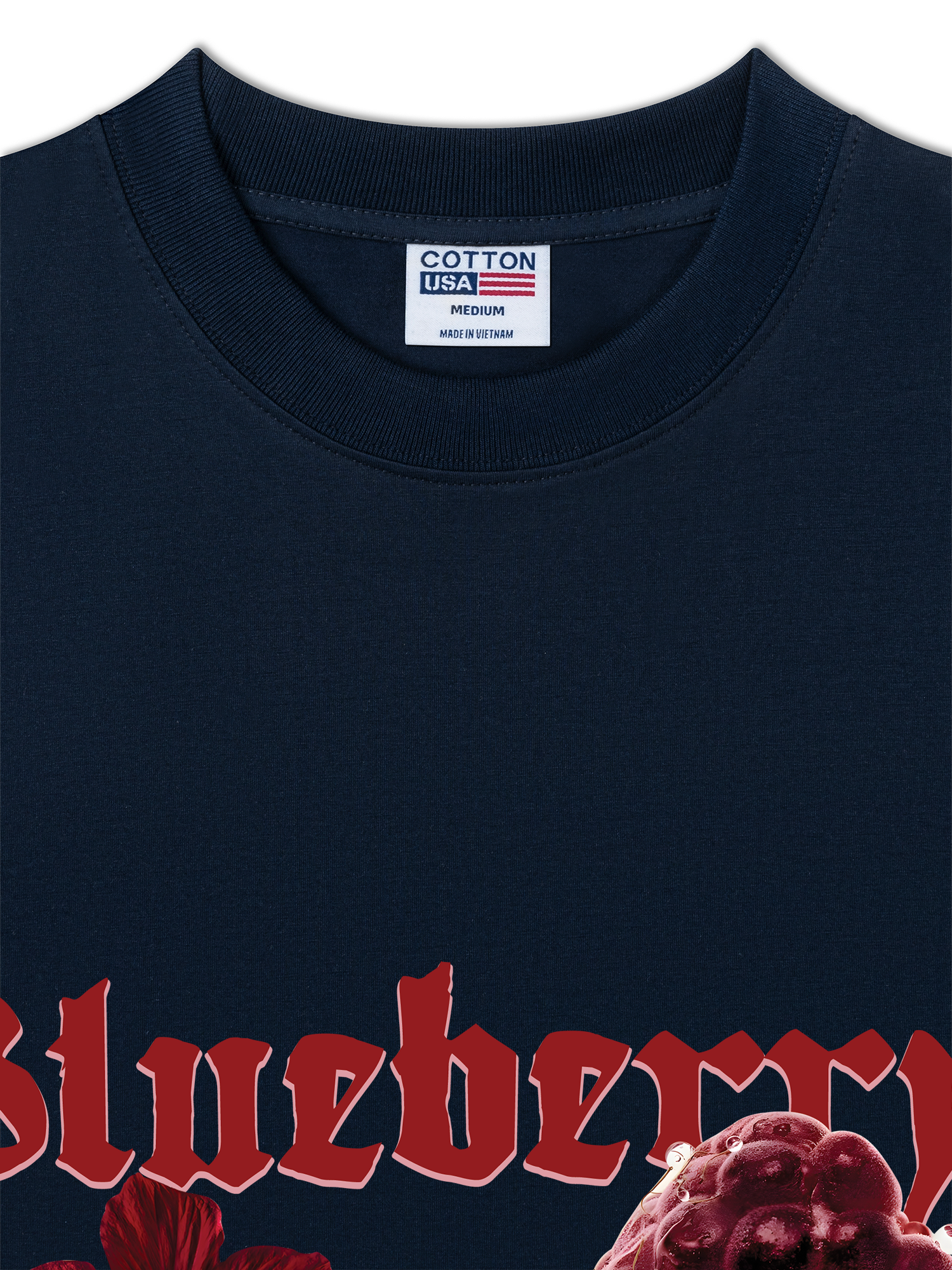 Áo Thun Relaxed Fit Tropical Blue Berry