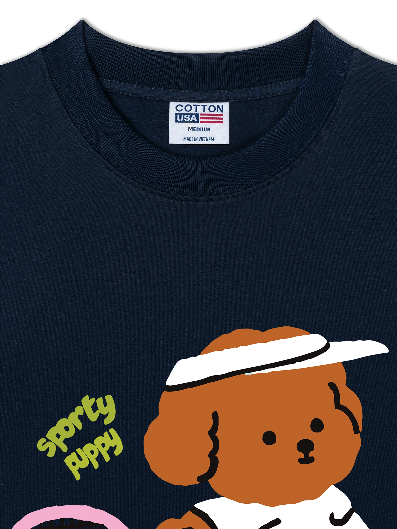 Áo Thun Relaxed Fit Soft Paw Sporty Puppy