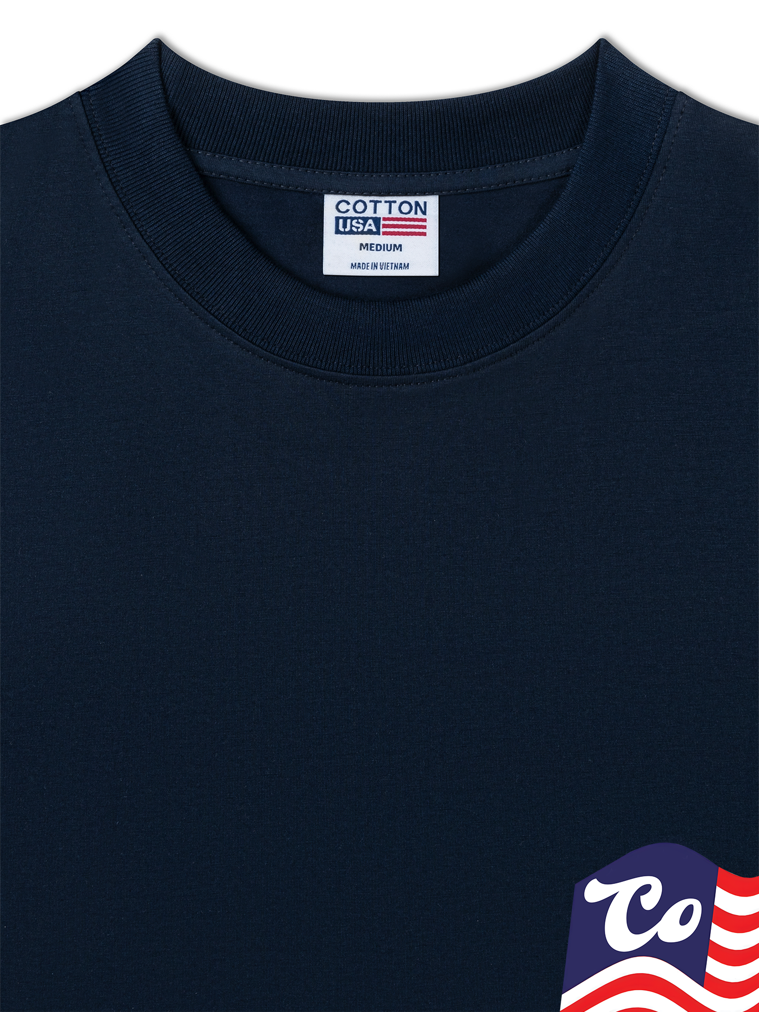 Áo Thun Relaxed Fit USA Cotton USA Flag